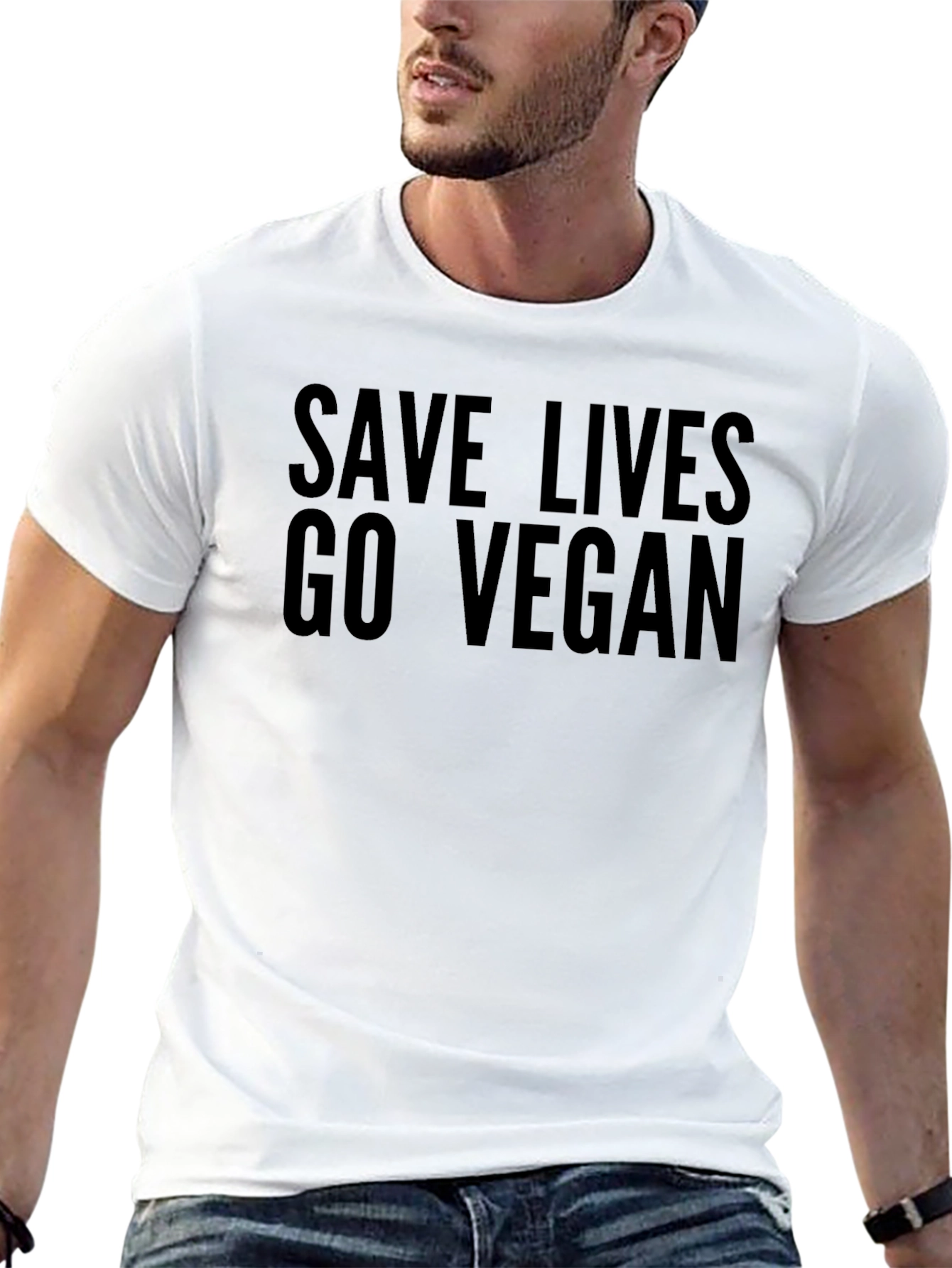 Save Lives Go Vegan T-Shirt
