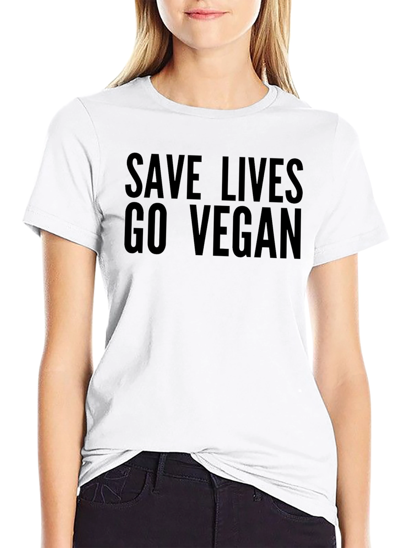 Save Lives Go Vegan T-Shirt