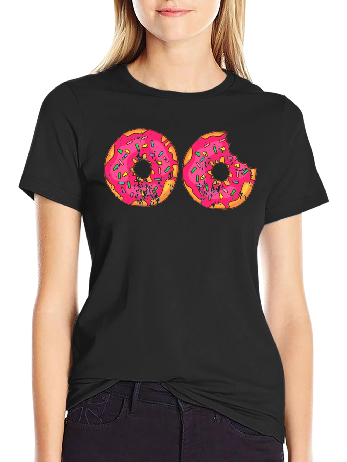 Donut Graphic Tee - Sweet Treat Design