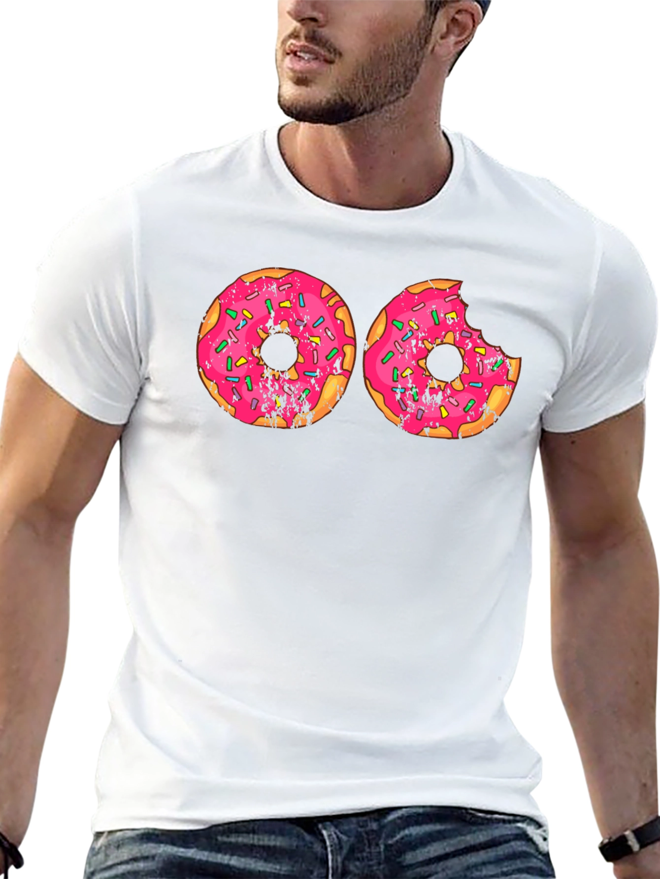 Donut Graphic Tee - Sweet Treat Design