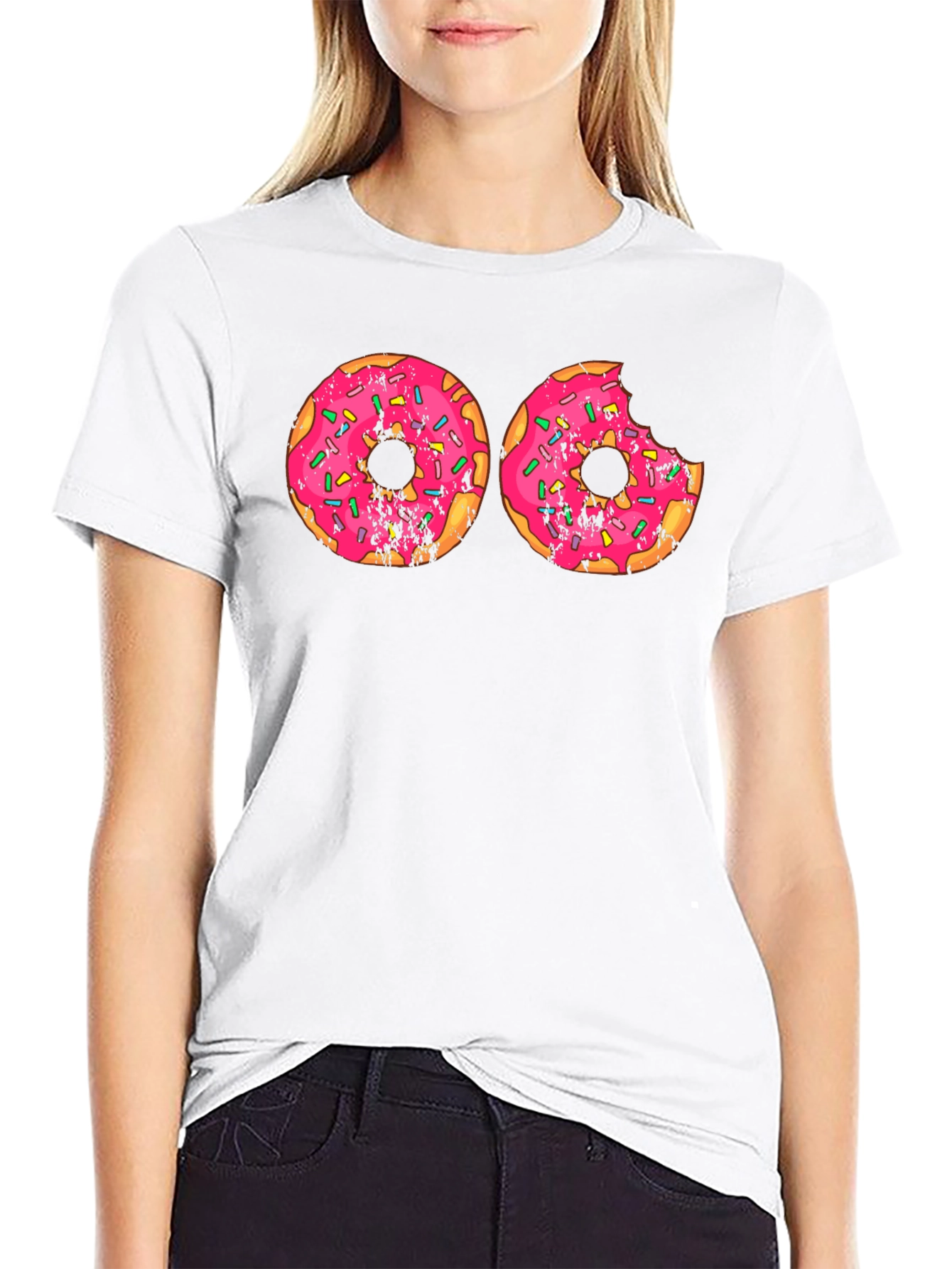 Donut Graphic Tee - Sweet Treat Design