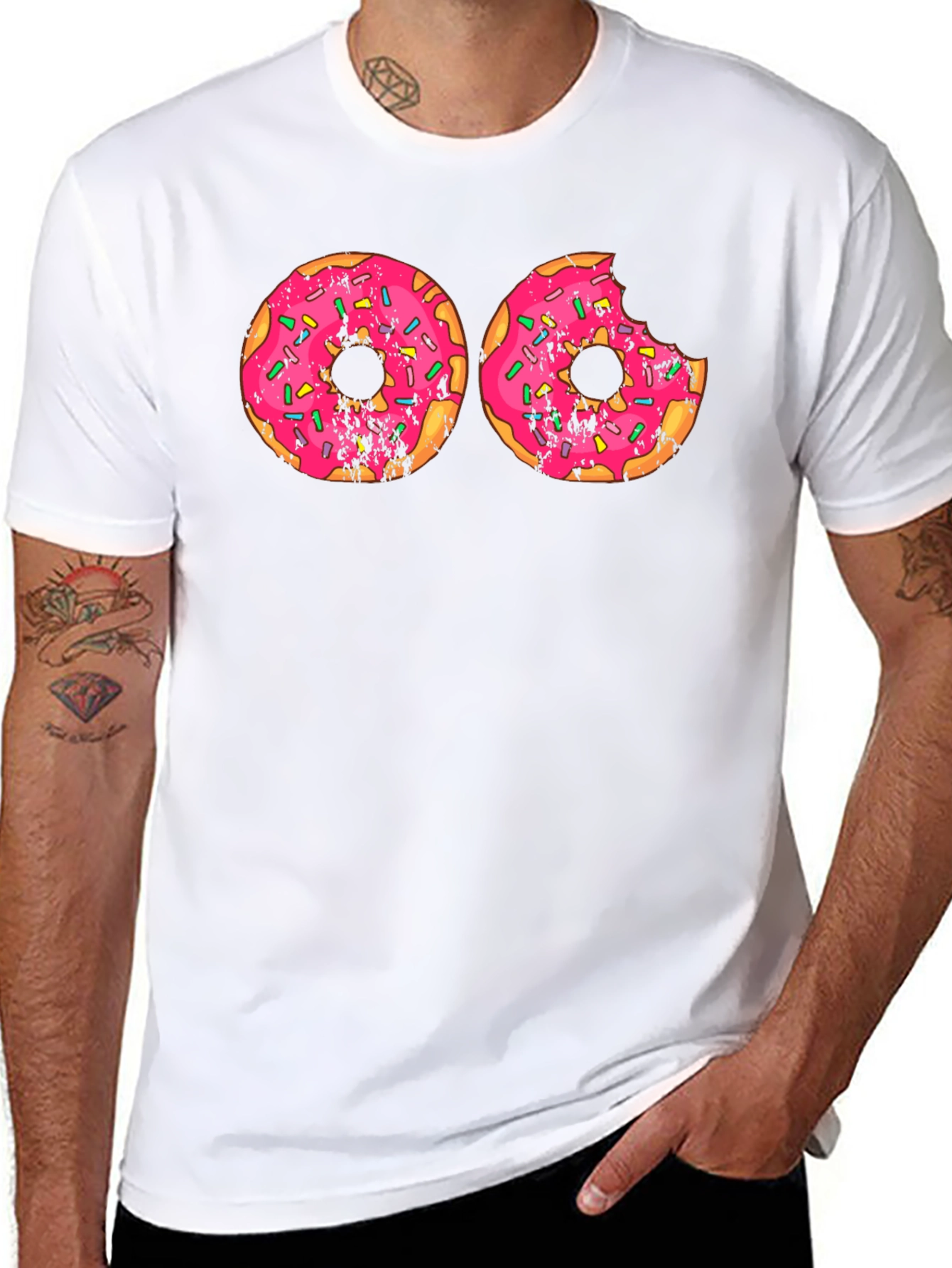 Donut Graphic Tee - Sweet Treat Design