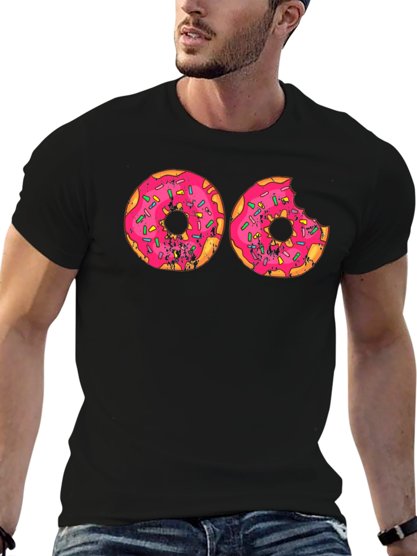 Donut Graphic Tee - Sweet Treat Design