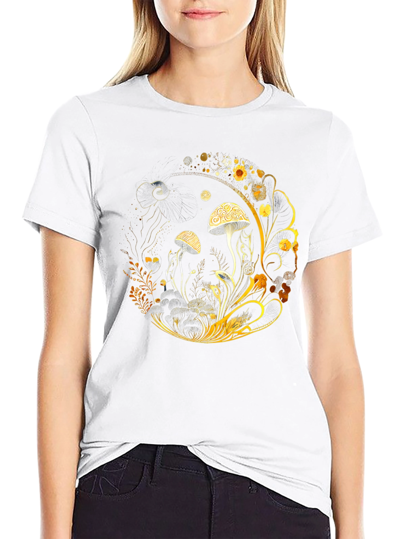 Mystical Mushroom Graphic Tee