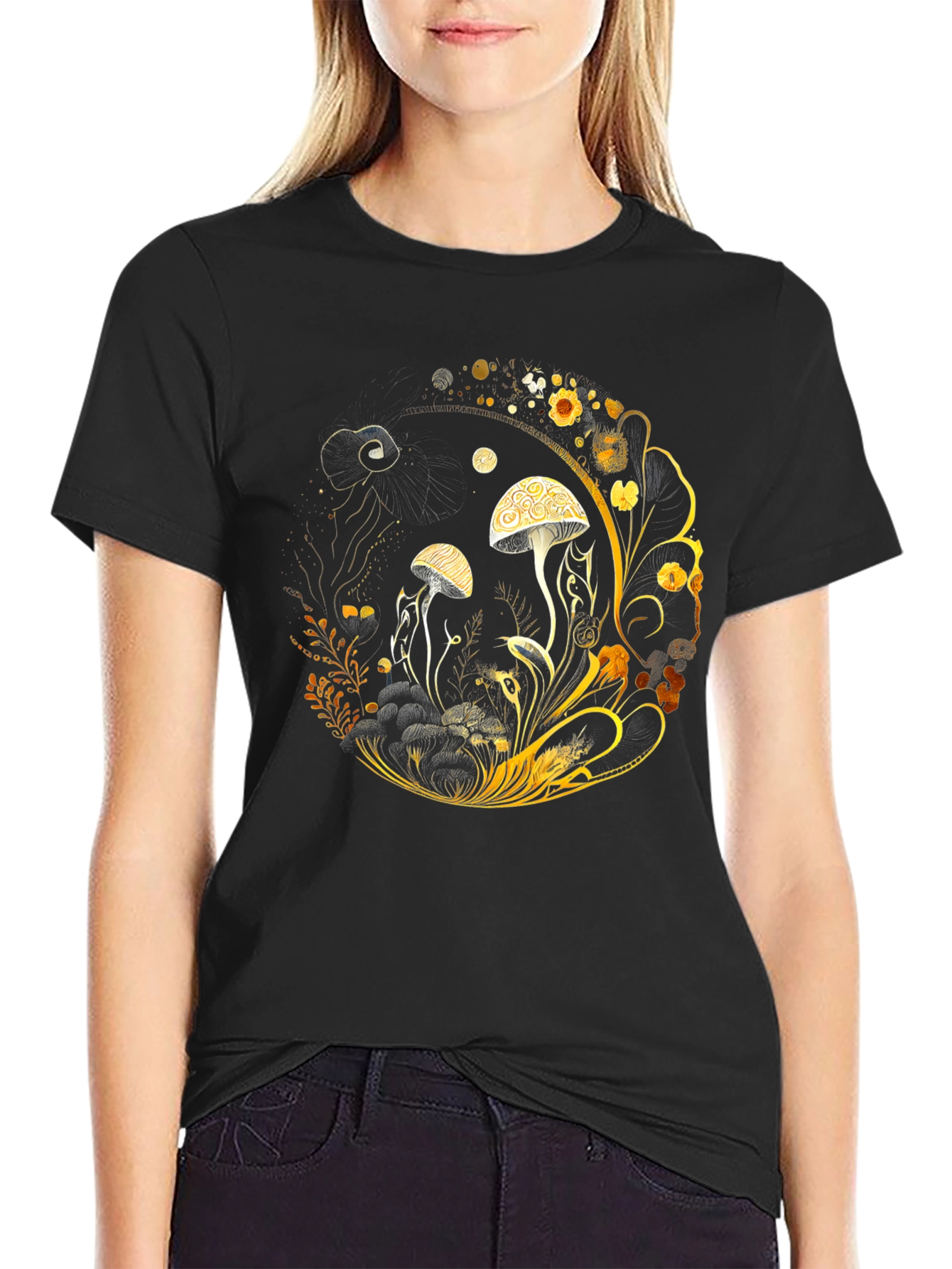 Mystical Mushroom Graphic Tee