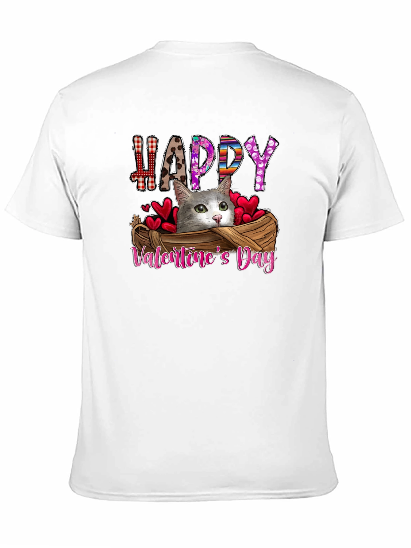 Happy Valentines Day Cat T-Shirt