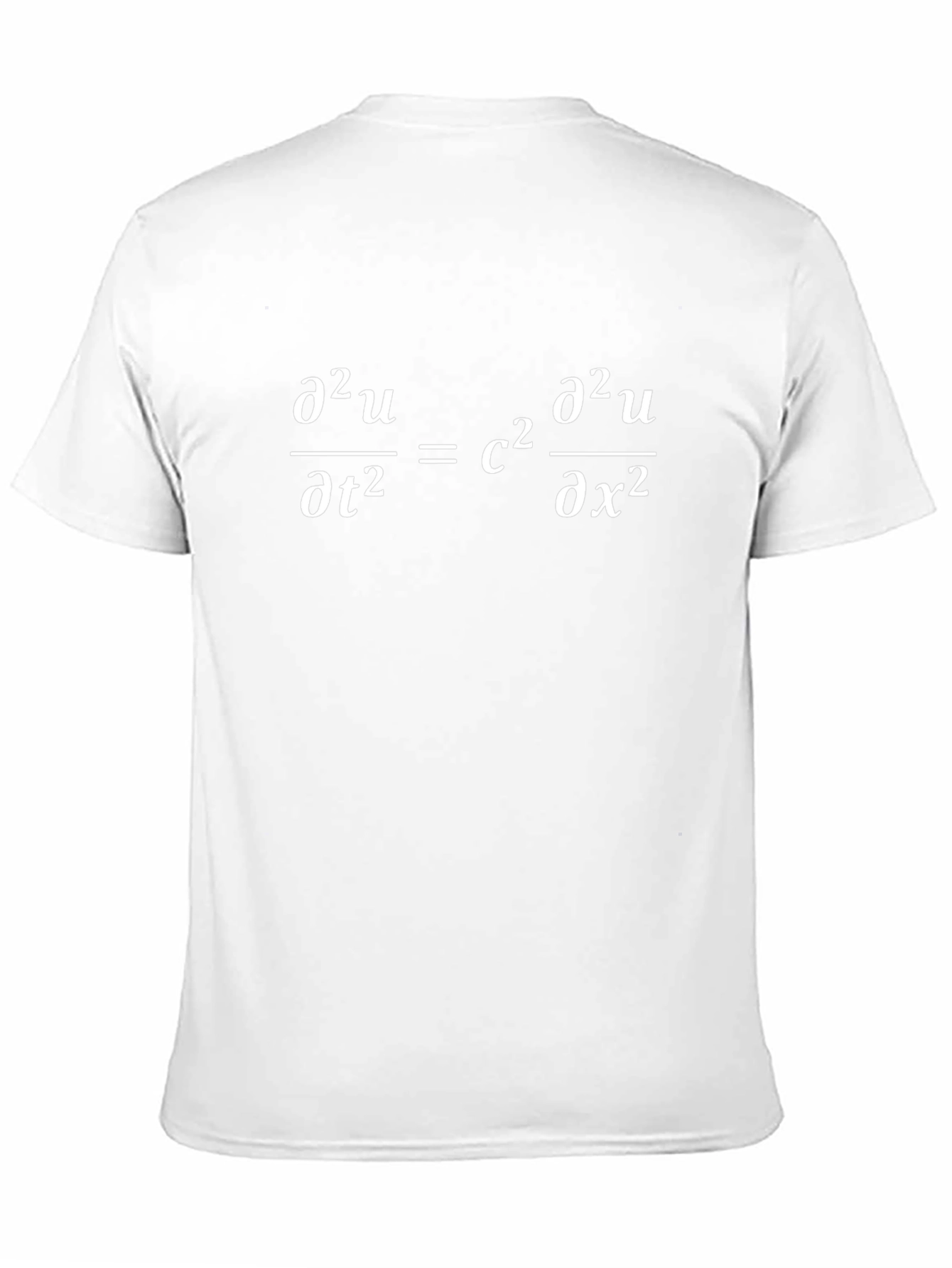 Wave Equation T-Shirt - Math Physics Science Tee
