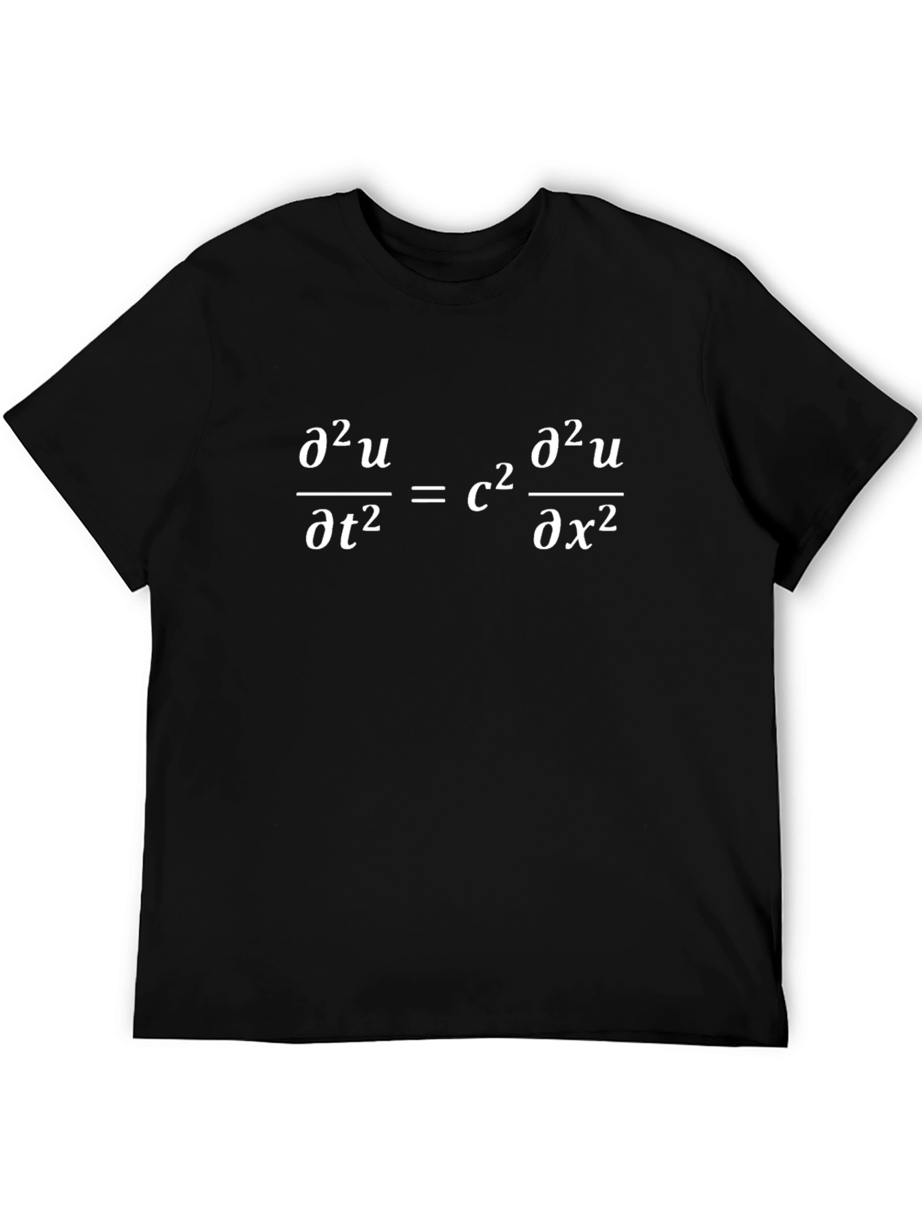 Wave Equation T-Shirt - Math Physics Science Tee