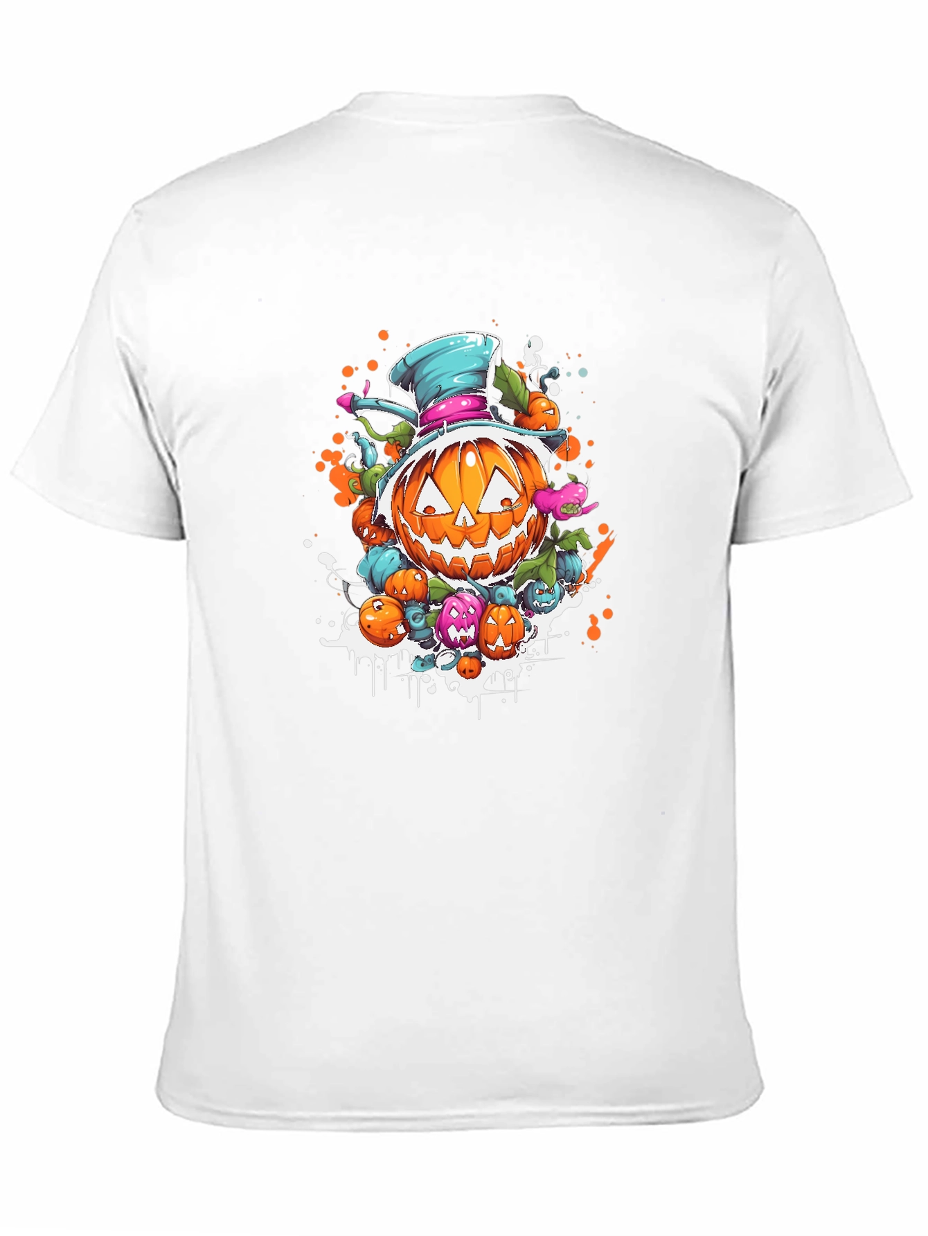 Halloween Pumpkin Cartoon T-Shirt