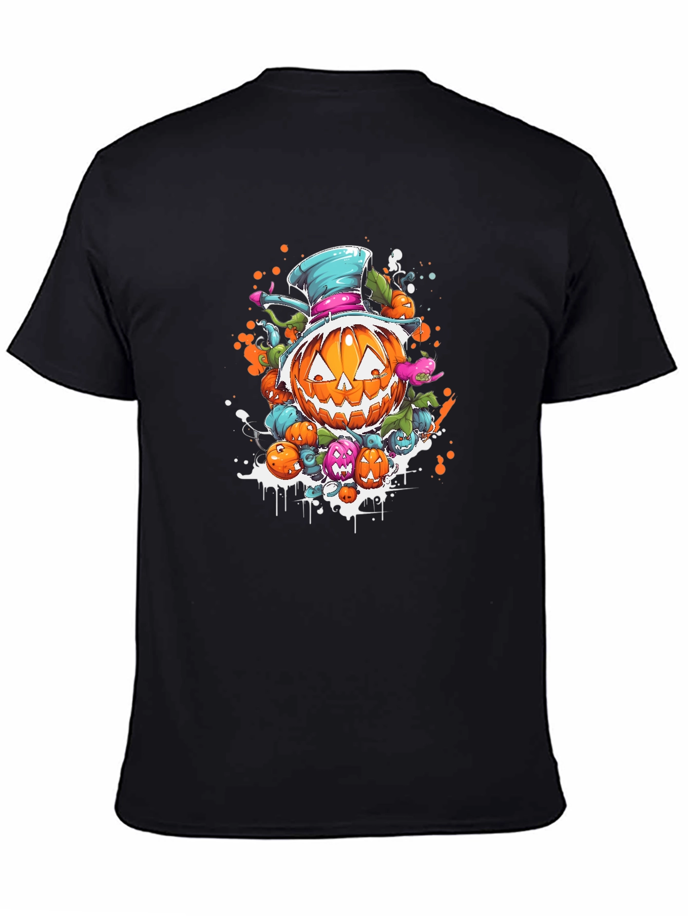 Halloween Pumpkin Cartoon T-Shirt