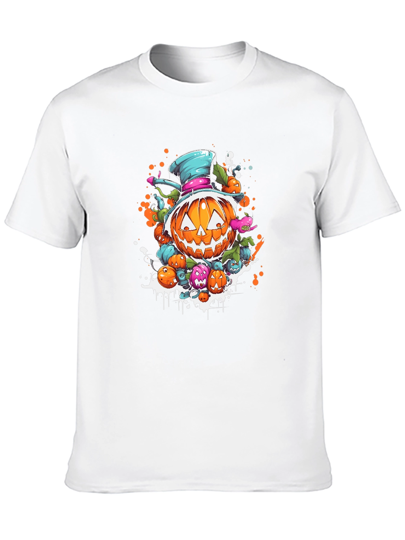 Halloween Pumpkin Cartoon T-Shirt