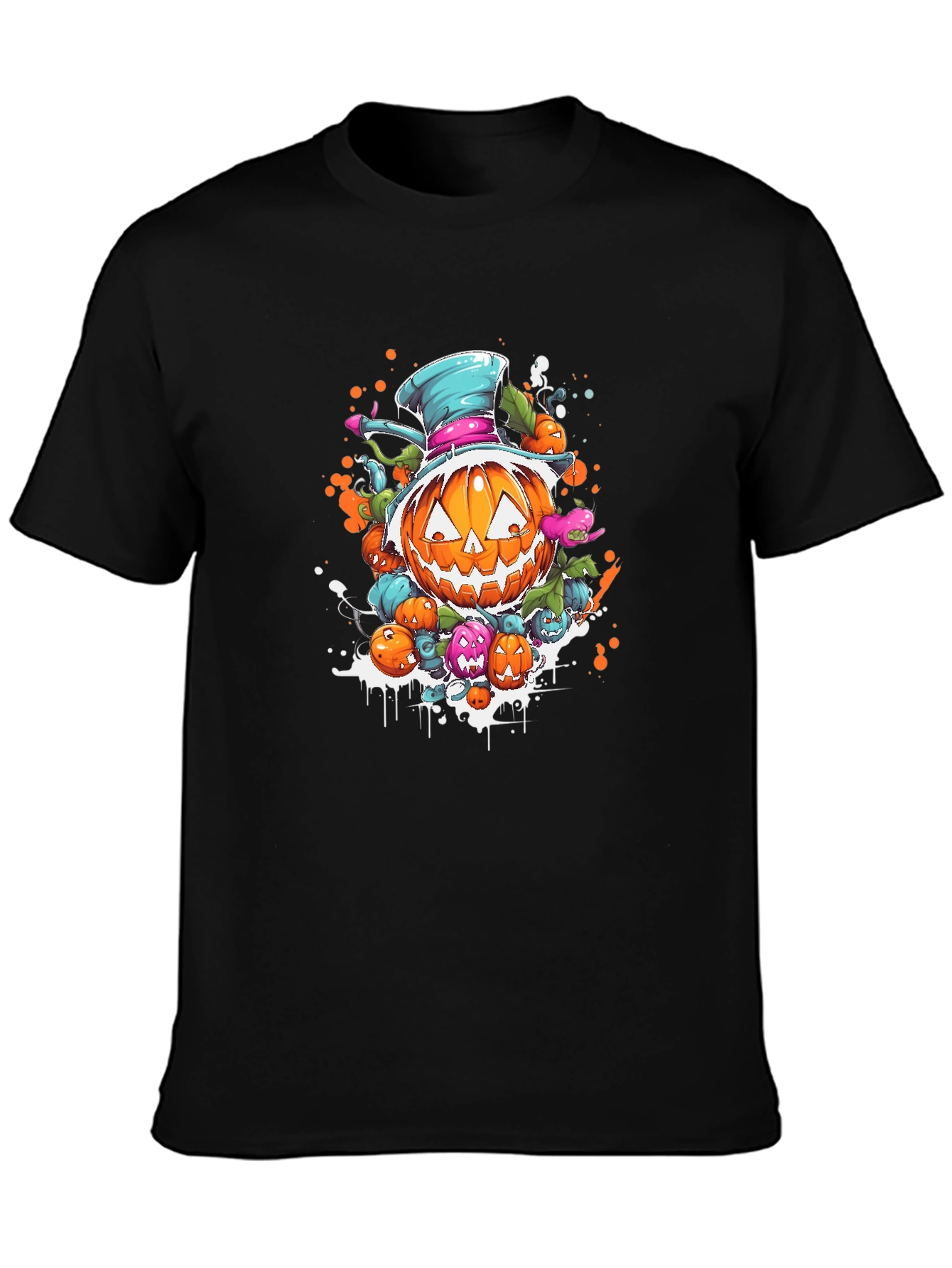 Halloween Pumpkin Cartoon T-Shirt