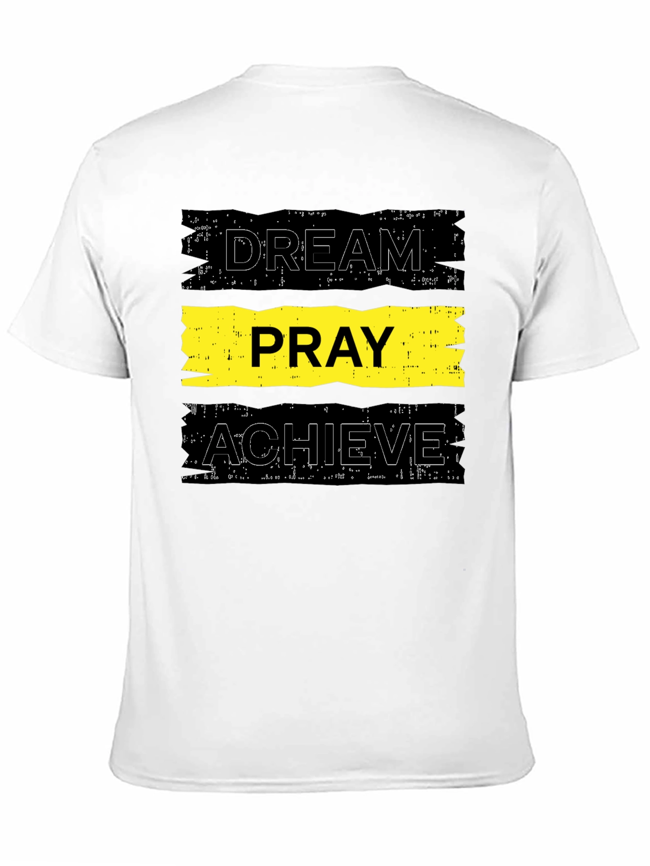 Dream Pray Achieve Graphic Tee - Black