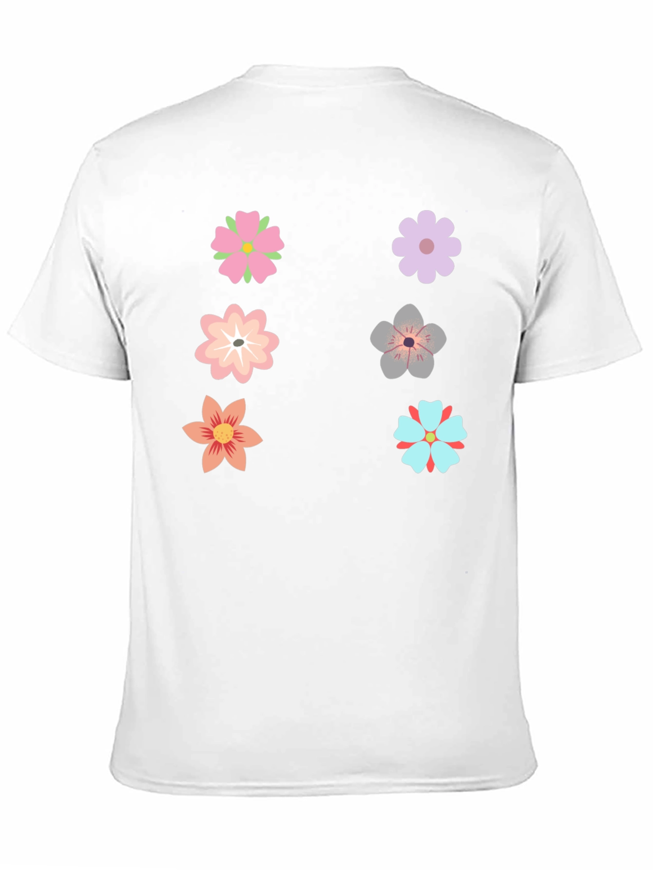 Floral Graphic T-Shirt - Black