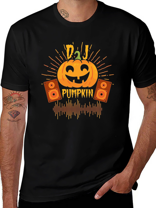 DJ Pumpkin Halloween T-Shirt