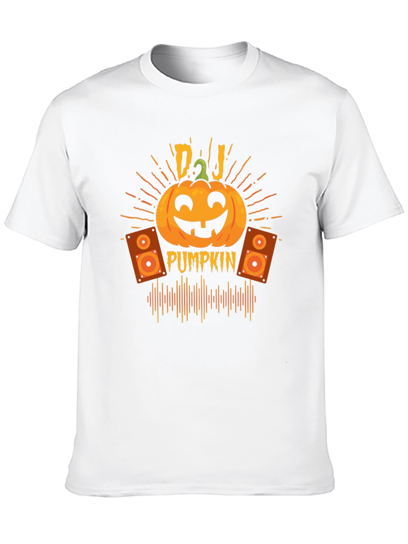 DJ Pumpkin Halloween T-Shirt