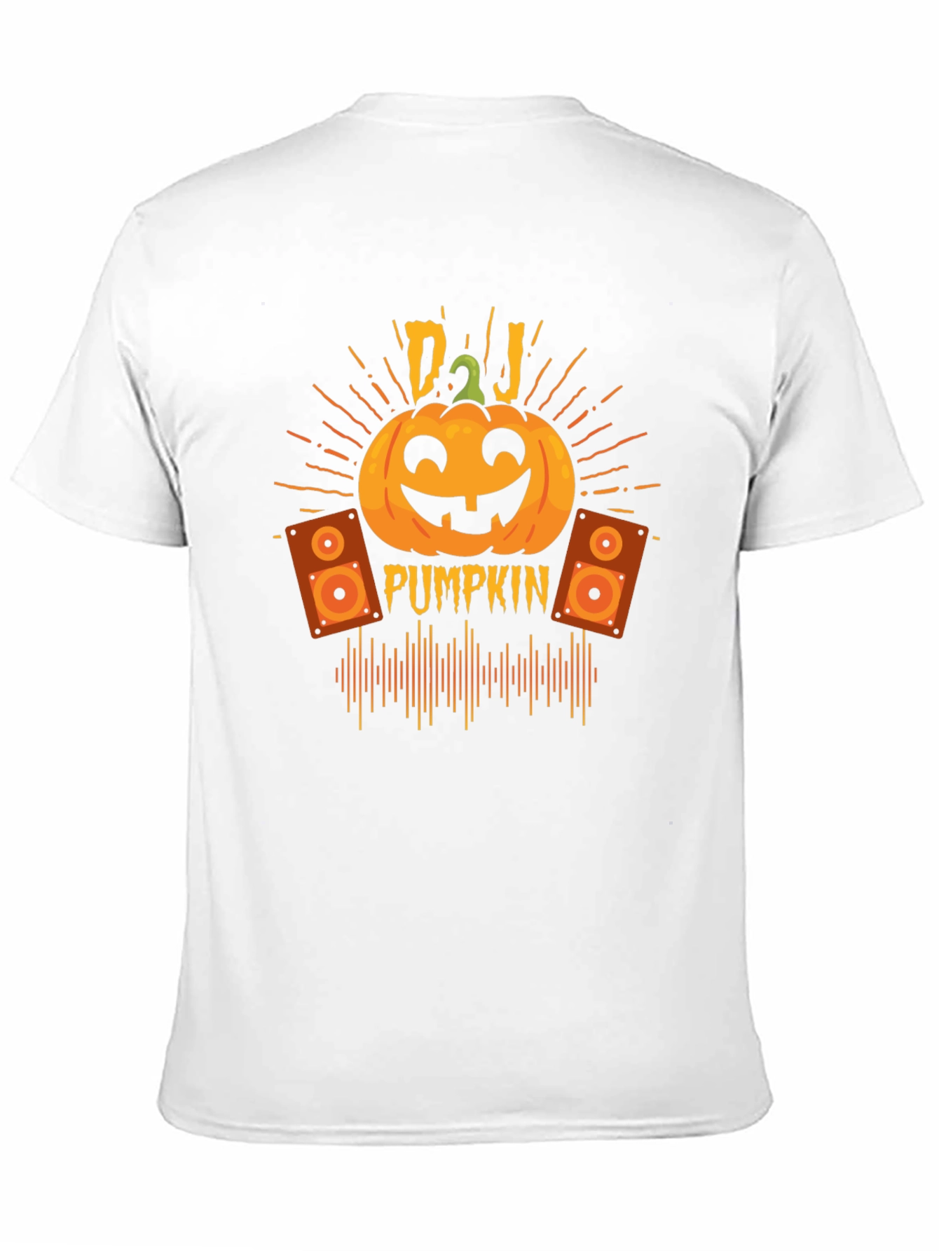 DJ Pumpkin Halloween T-Shirt