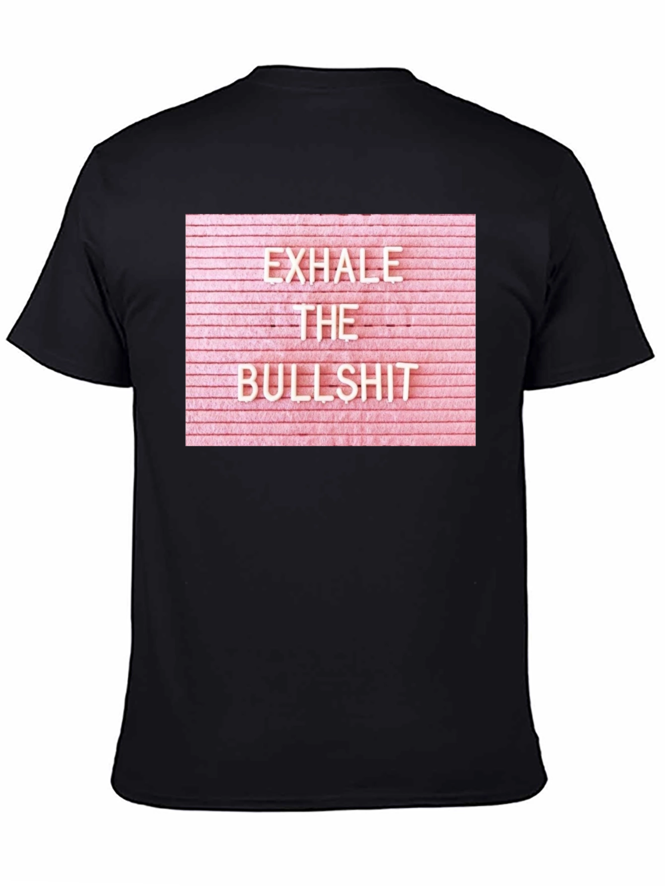 Exhale the Bullshit Graphic Tee - Black