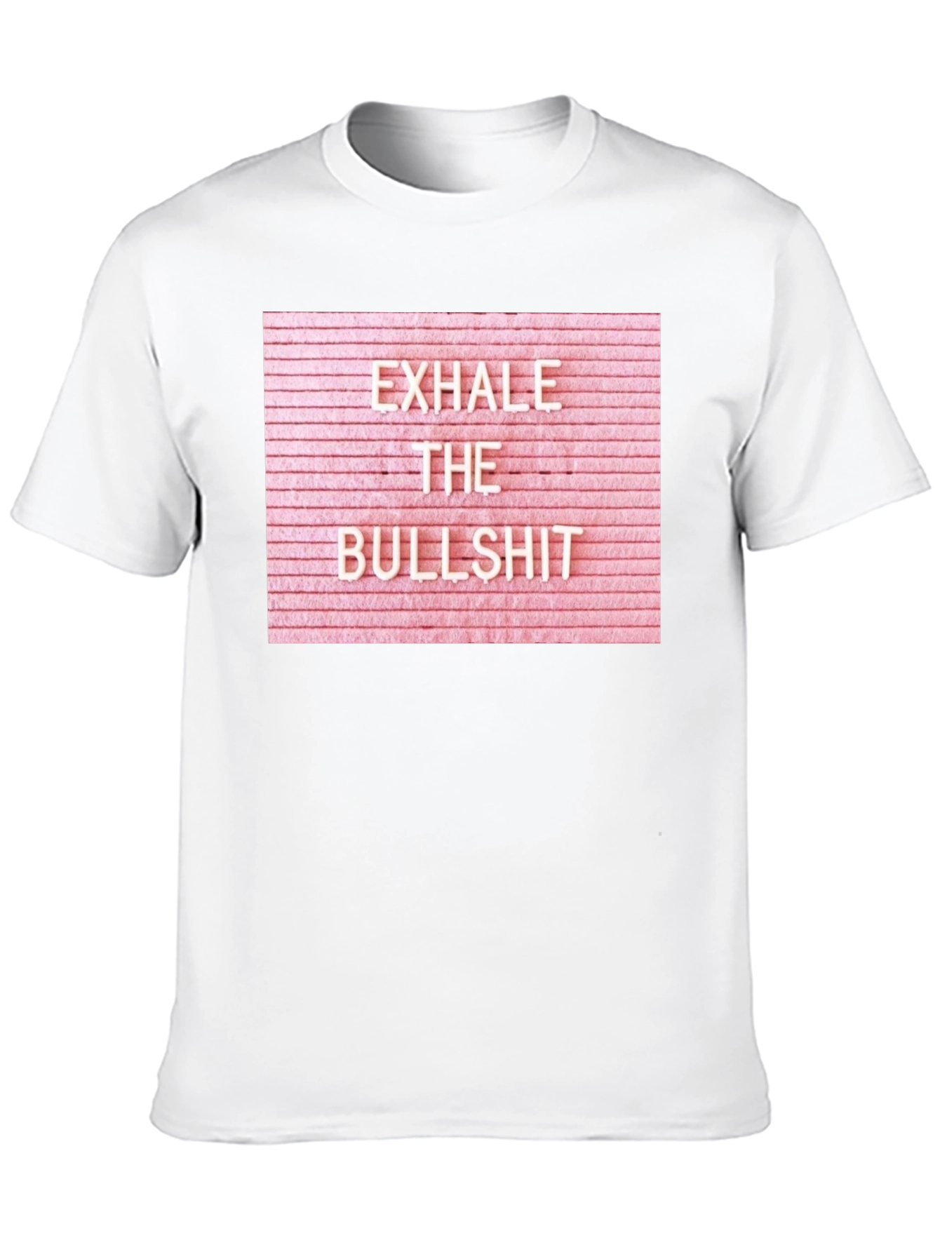 Exhale the Bullshit Graphic Tee - Black