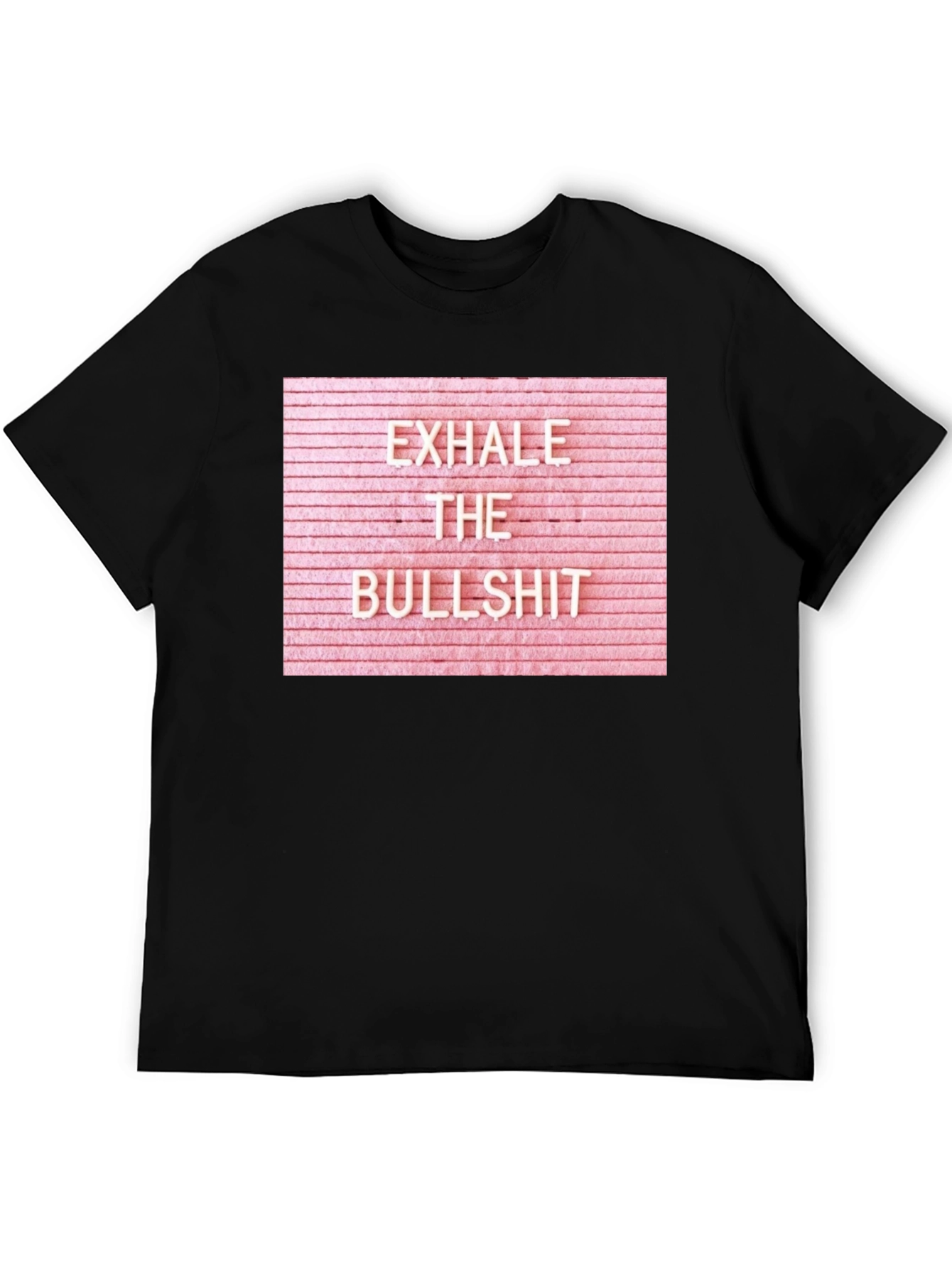 Exhale the Bullshit Graphic Tee - Black
