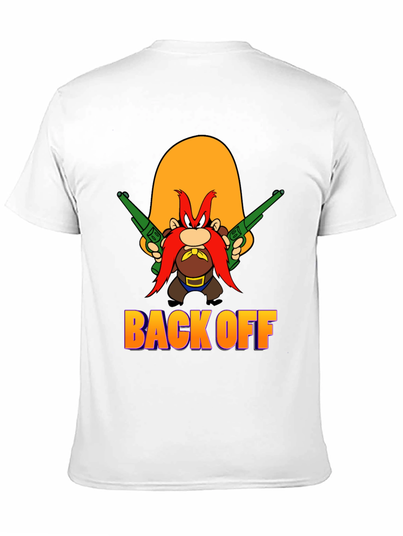 Back Off T-Shirt - Yosemite Sam Cartoon Tee