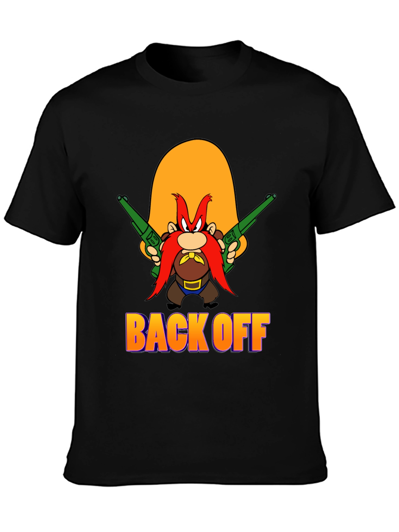 Back Off T-Shirt - Yosemite Sam Cartoon Tee