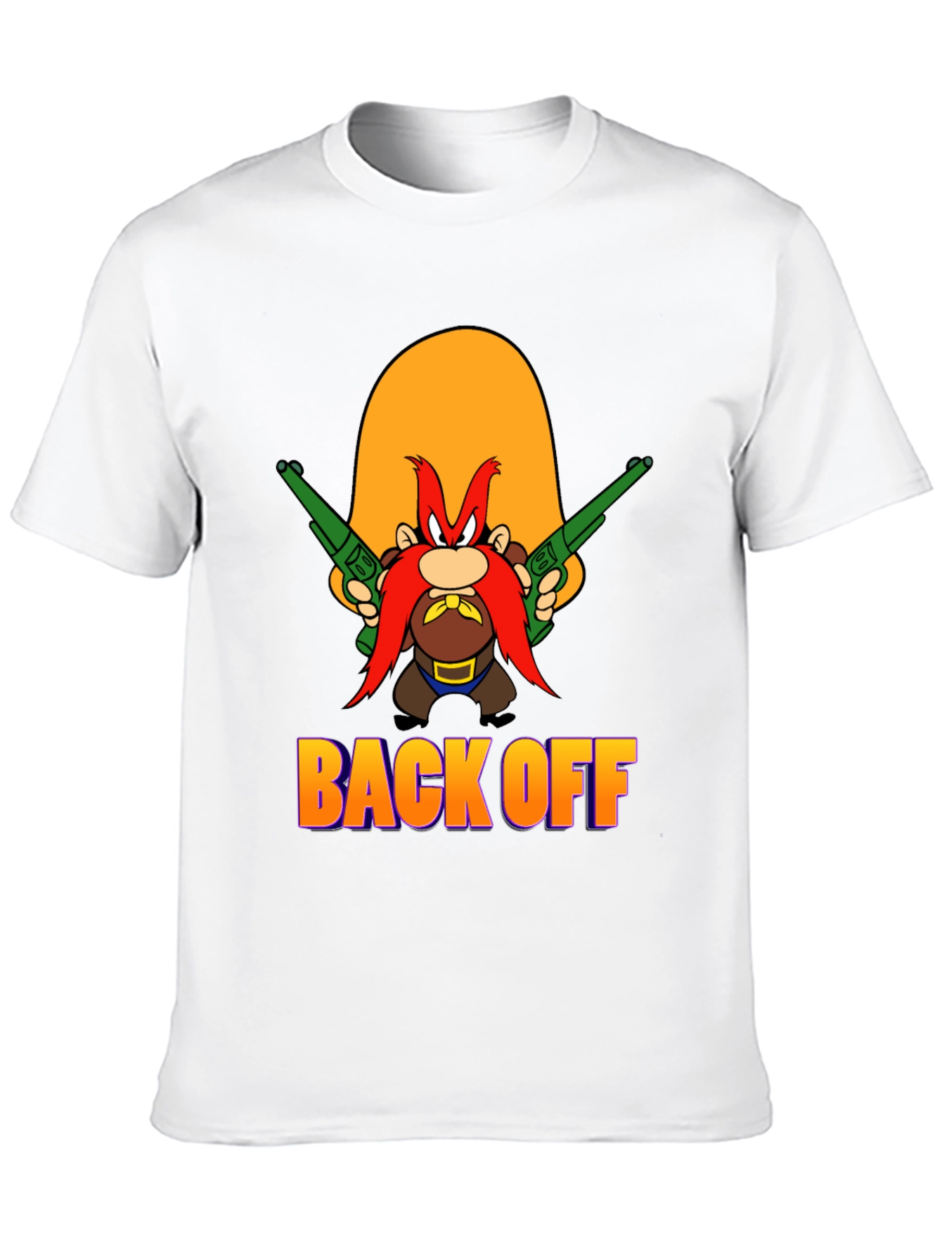 Back Off T-Shirt - Yosemite Sam Cartoon Tee