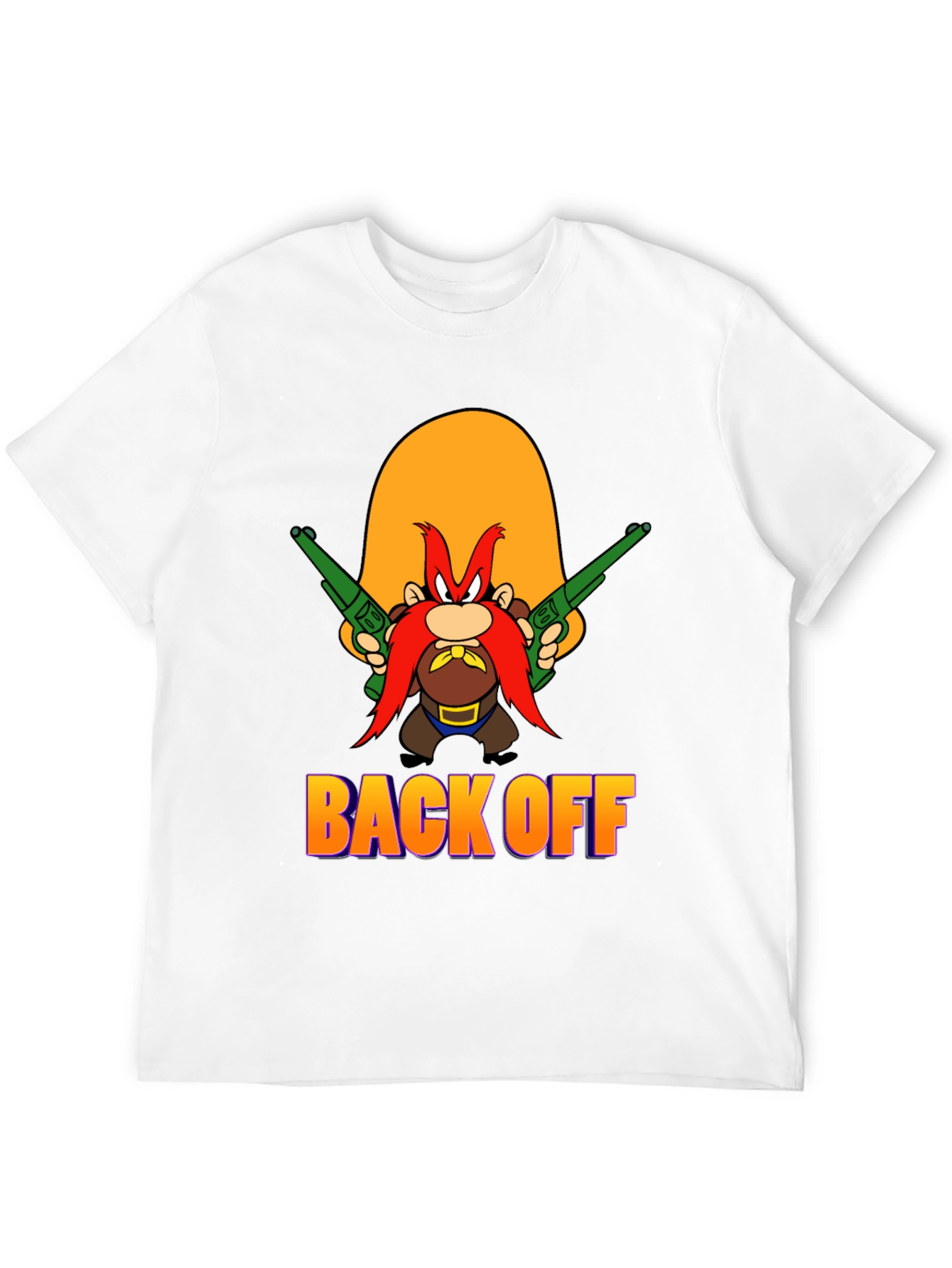 Back Off T-Shirt - Yosemite Sam Cartoon Tee