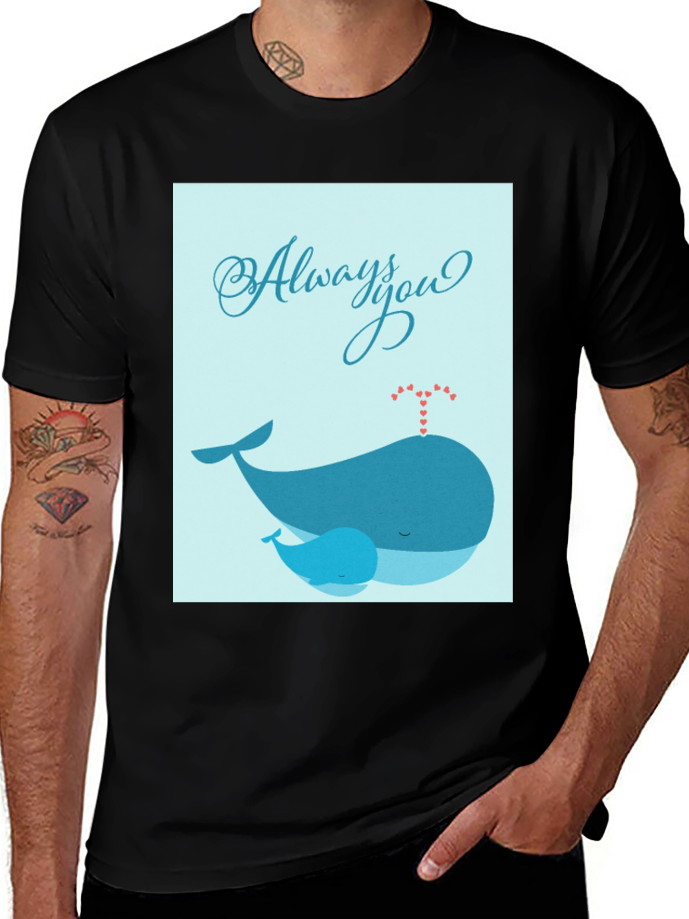 Always You Whale Graphic Tee