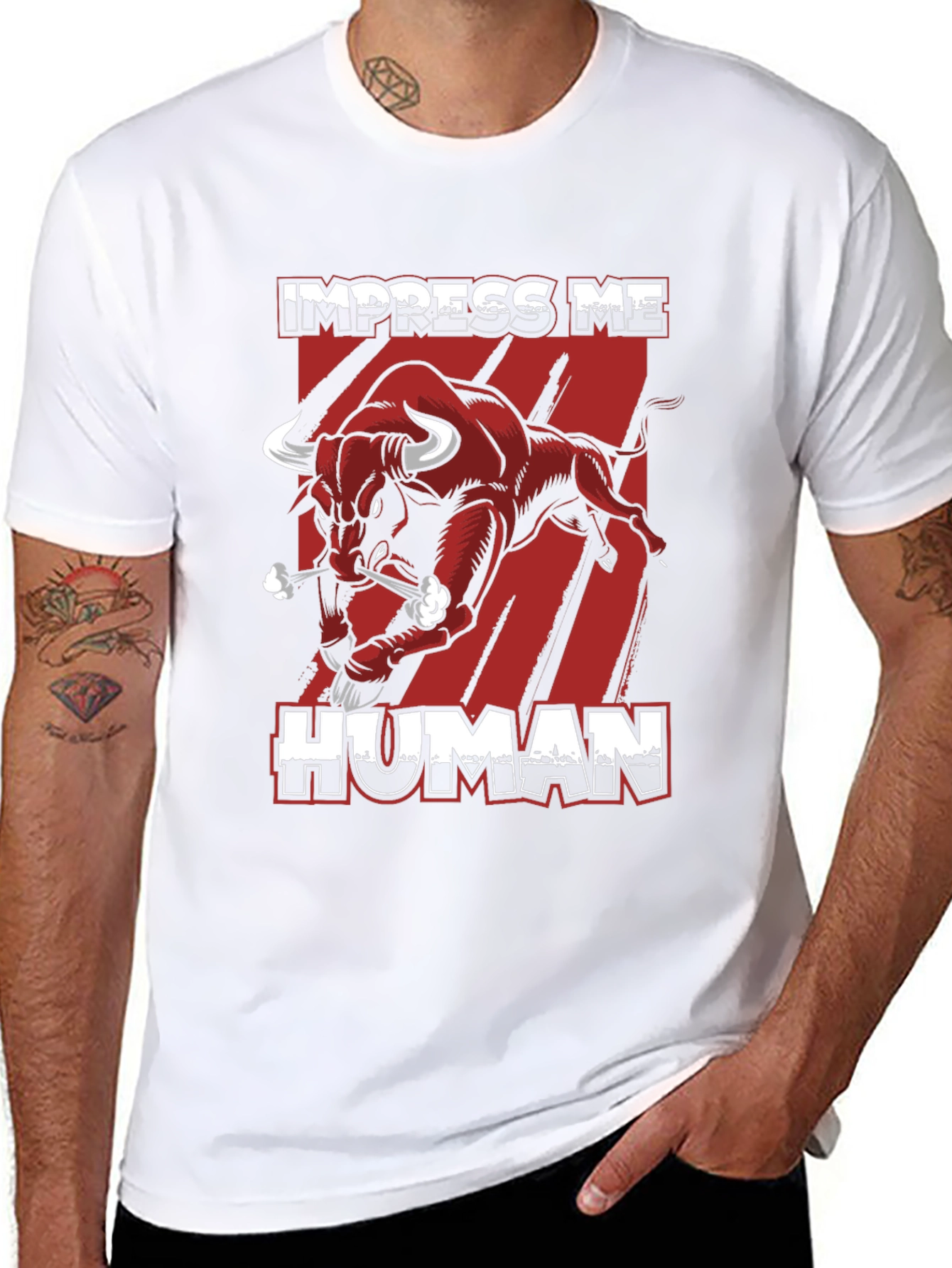 Impress Me Human Graphic Tee
