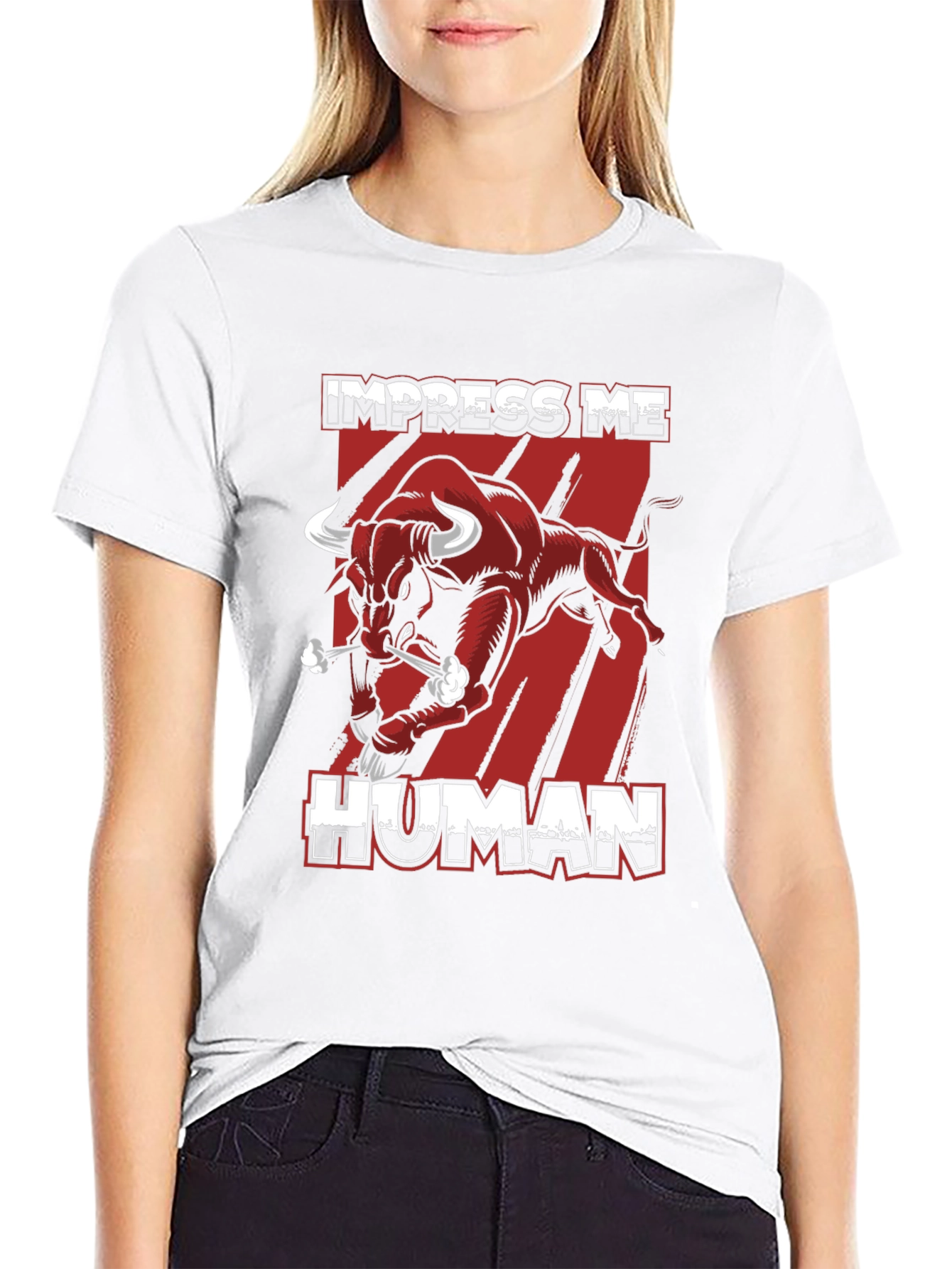 Impress Me Human Graphic Tee