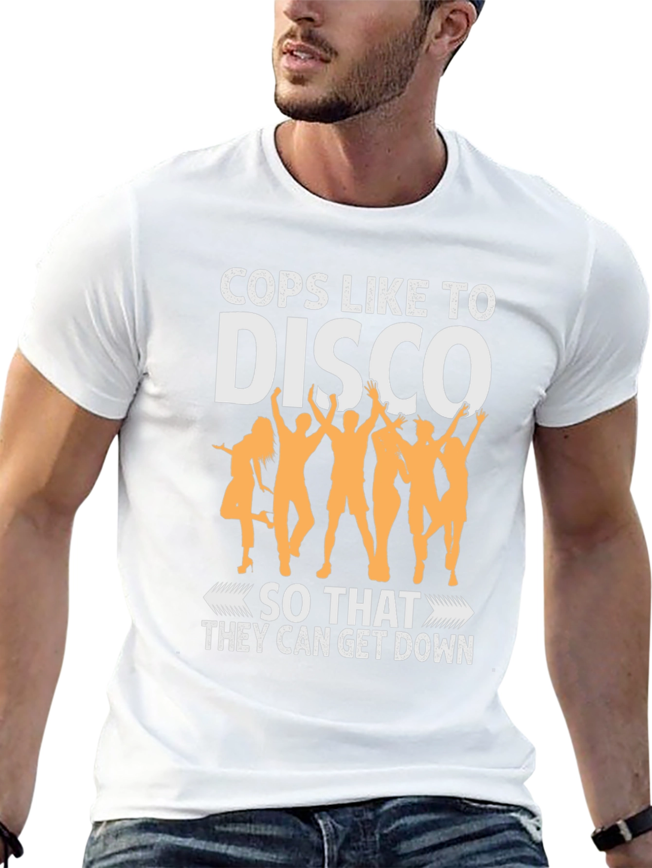 Cops Like to Disco T-Shirt - Funny Dance Tee