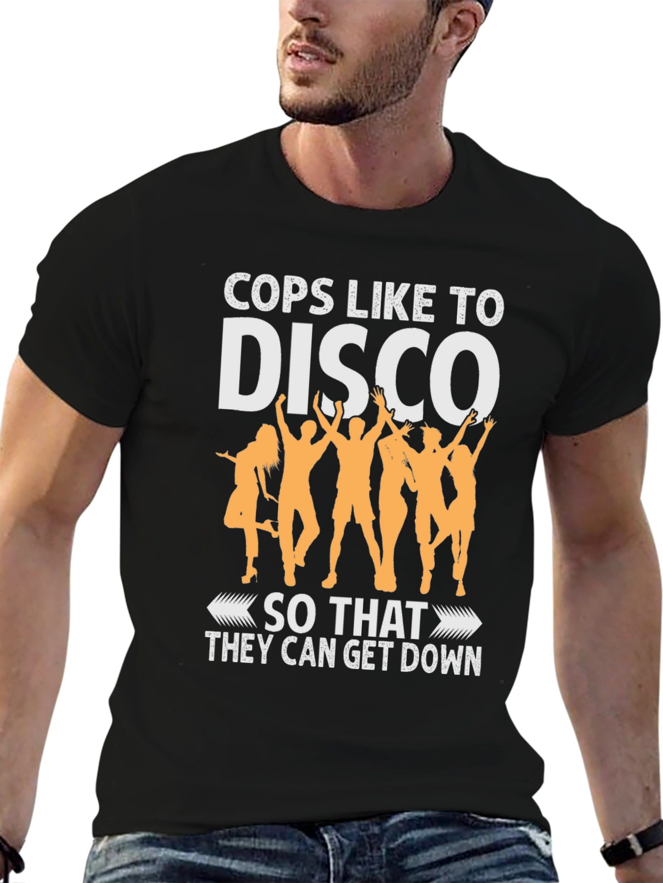 Cops Like to Disco T-Shirt - Funny Dance Tee