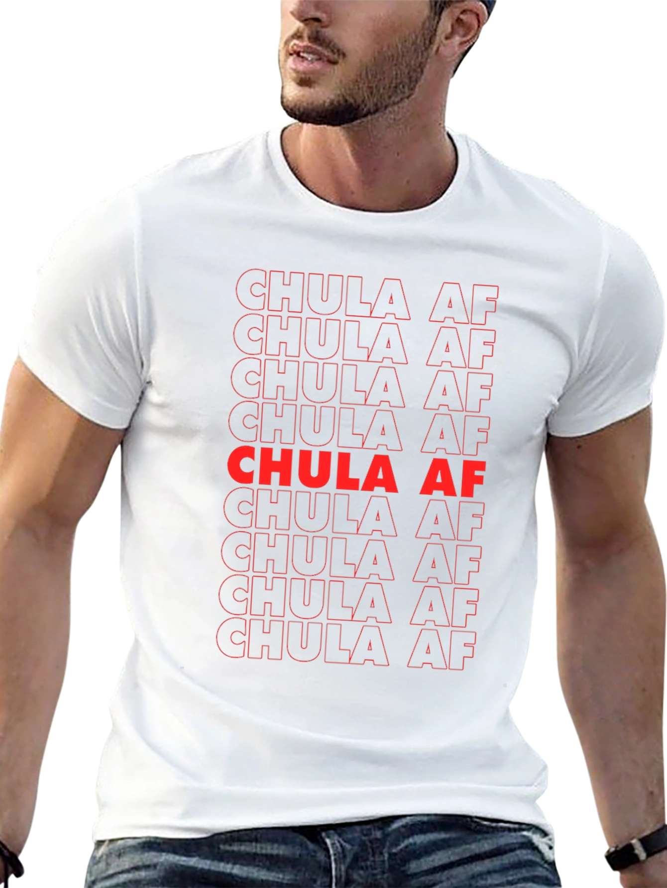 Chula AF Graphic Print Black T-Shirt