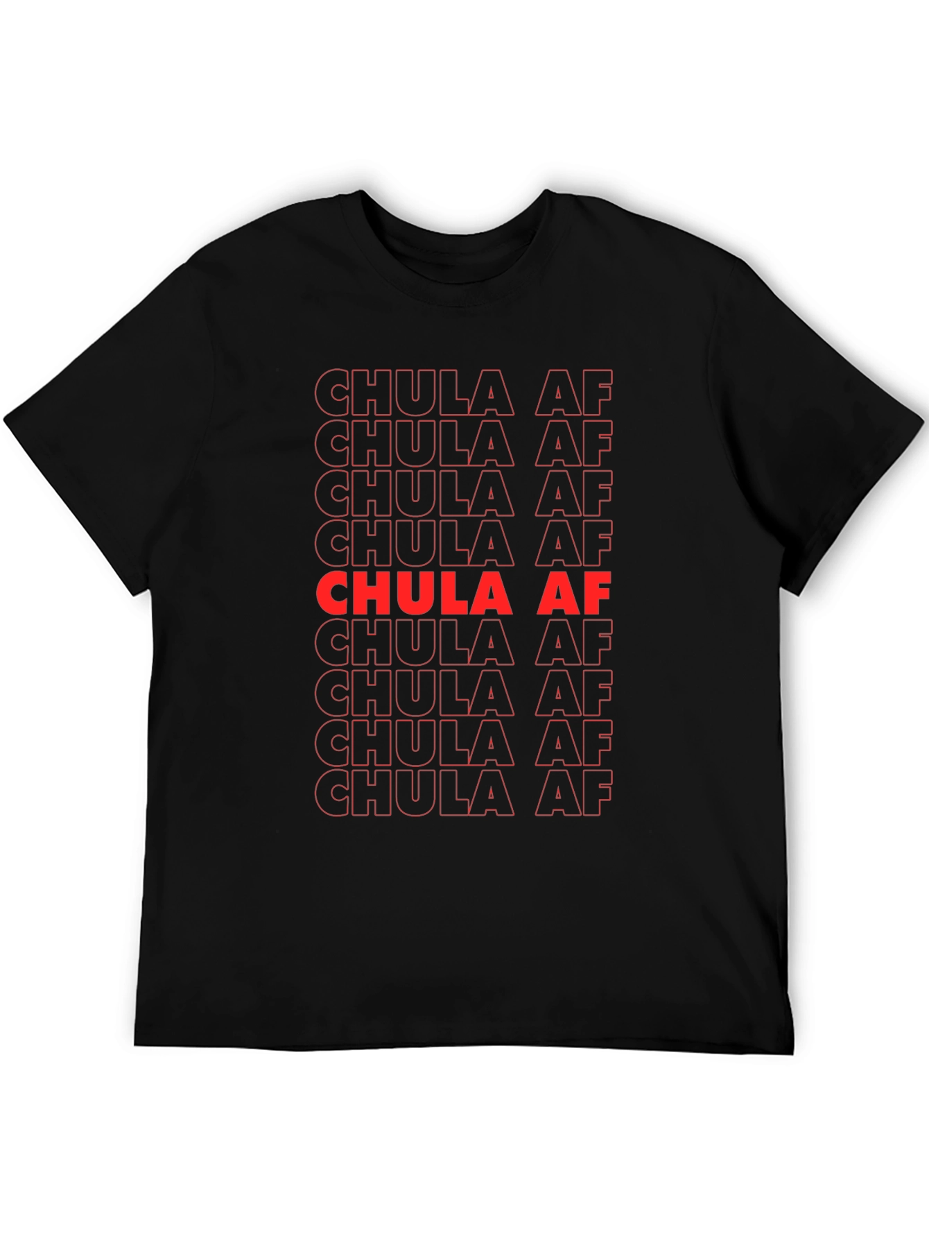 Chula AF Graphic Print Black T-Shirt