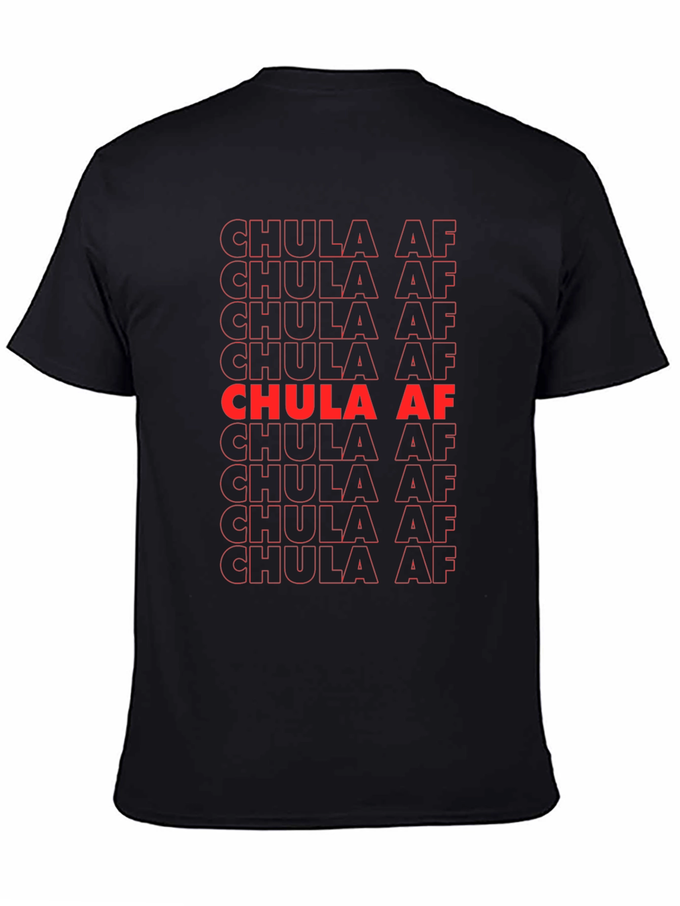 Chula AF Graphic Print Black T-Shirt