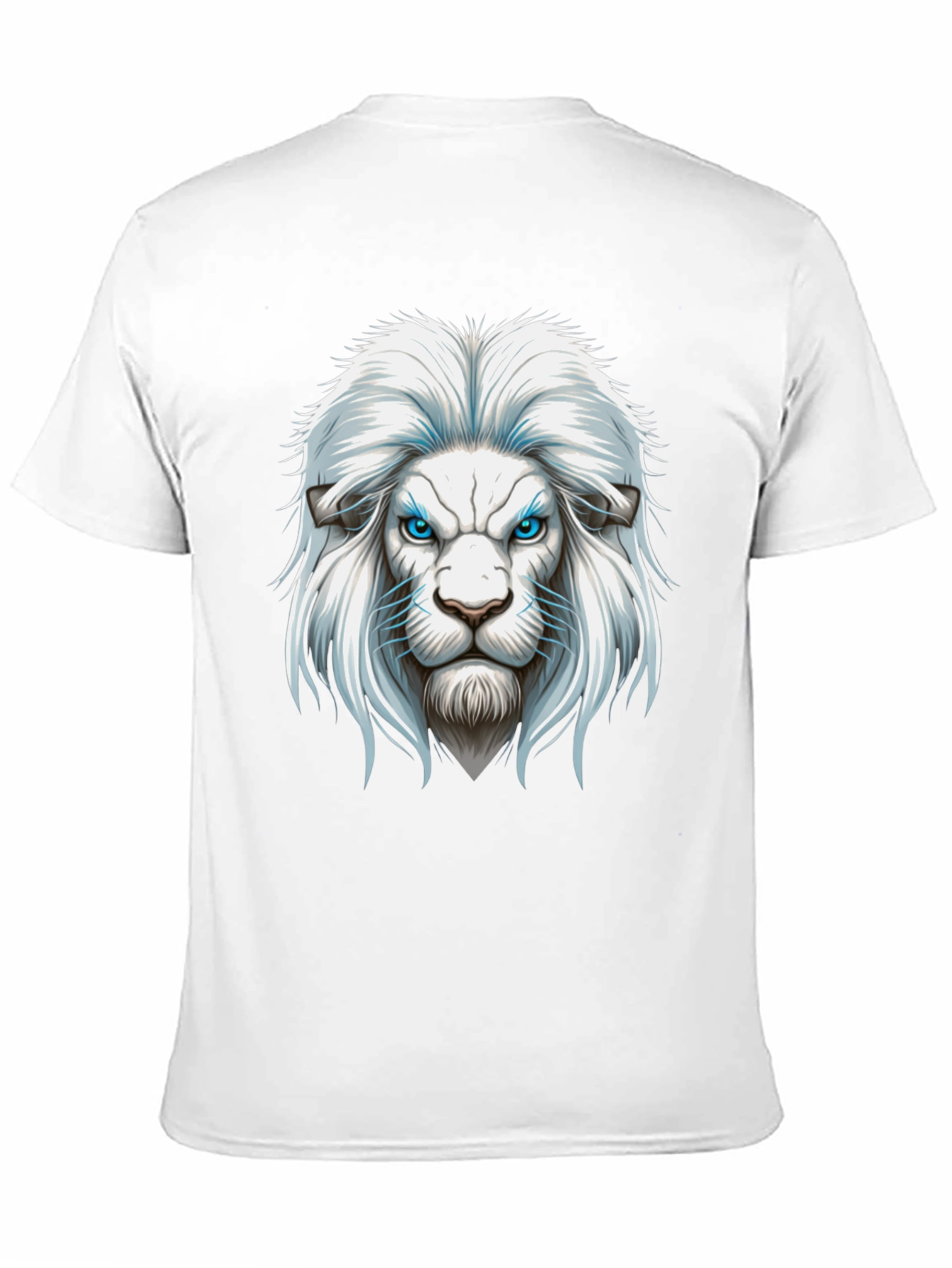Lion Graphic Print Mens T-Shirt