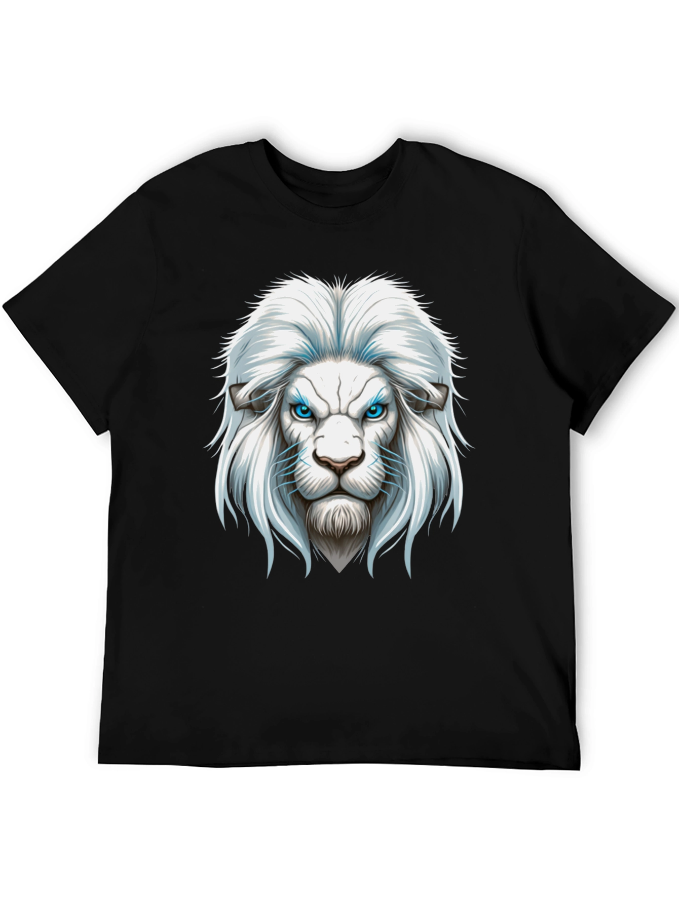 Lion Graphic Print Mens T-Shirt