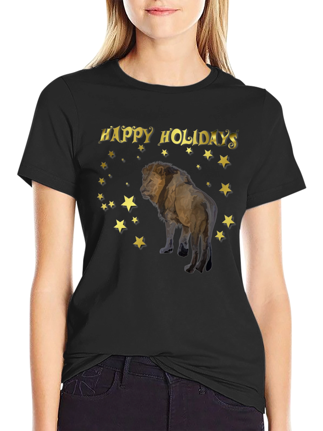 Holiday Lion Graphic T-Shirt