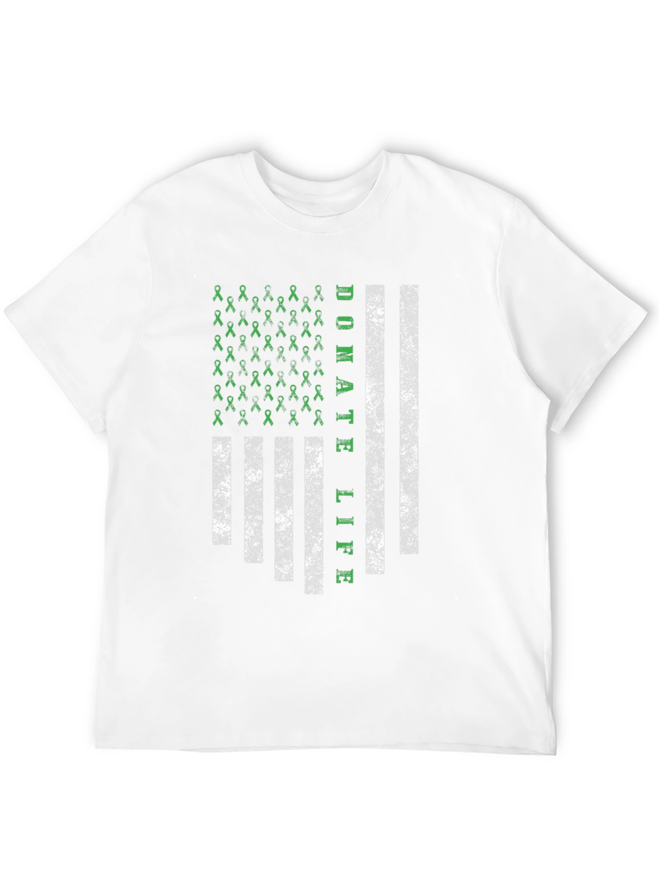 Donate Life American Flag Graphic T-Shirt