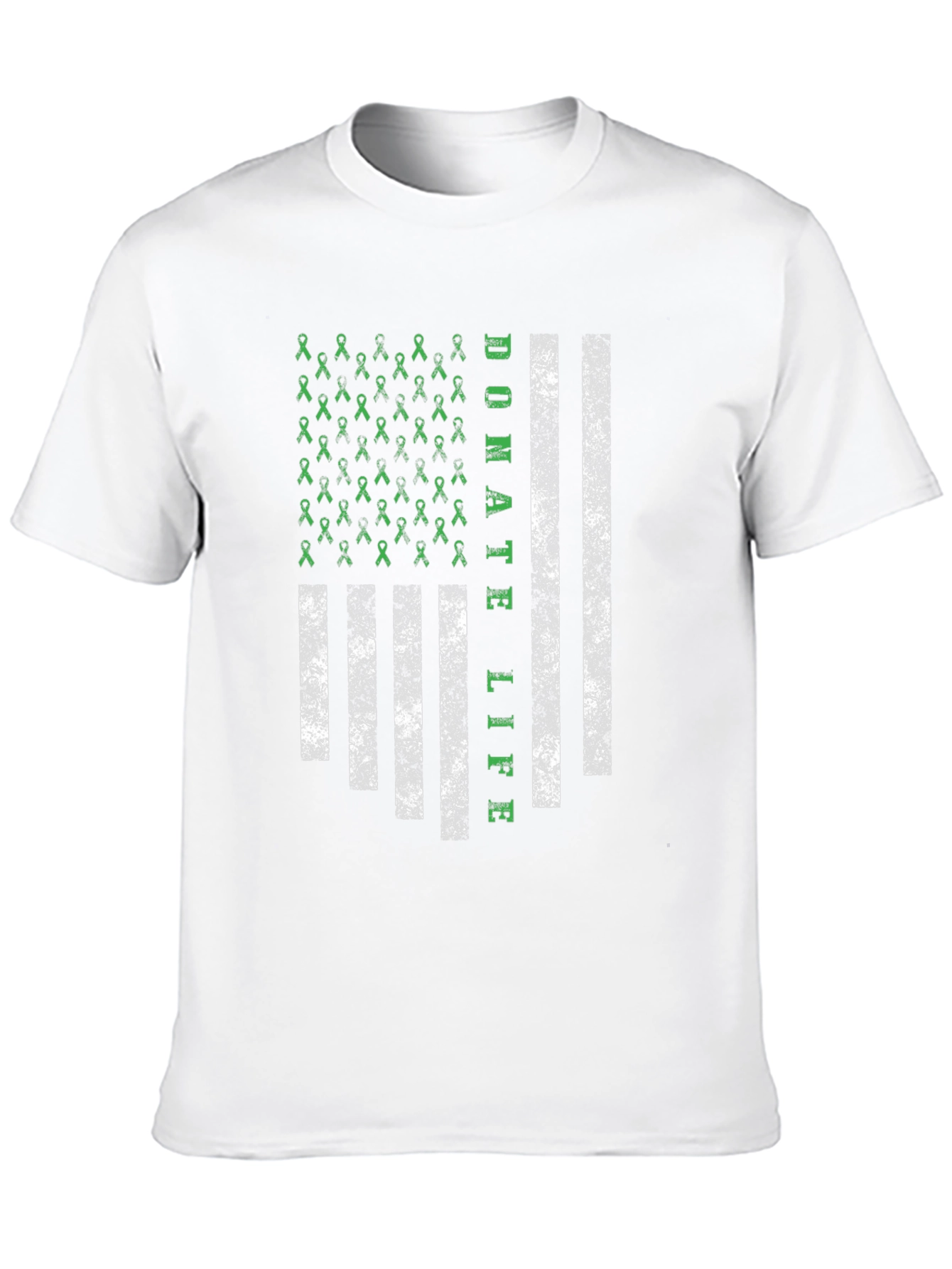 Donate Life American Flag Graphic T-Shirt