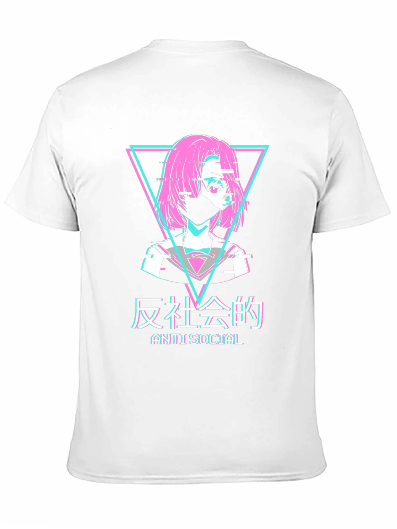 Anti Social Anime Style T-Shirt