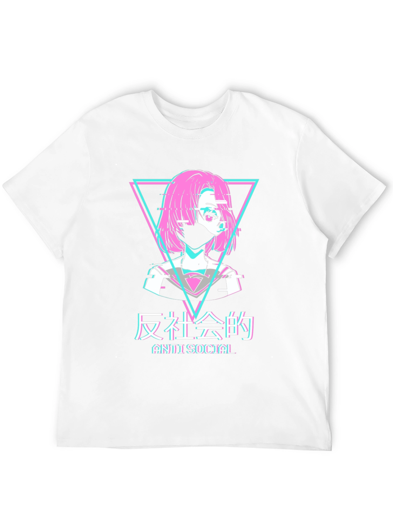 Anti Social Anime Style T-Shirt