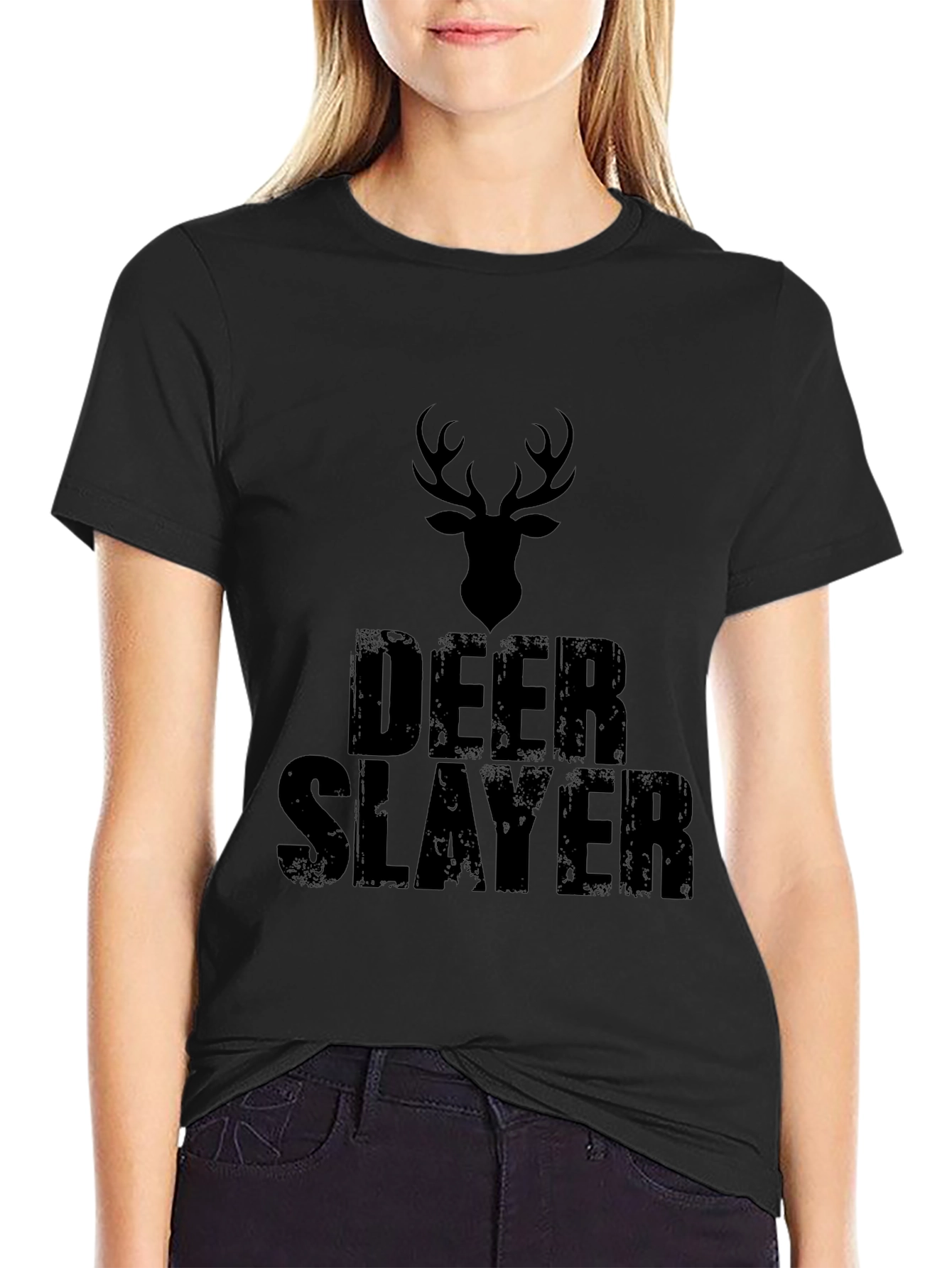 Deer Slayer Graphic T-Shirt - Hunting Apparel