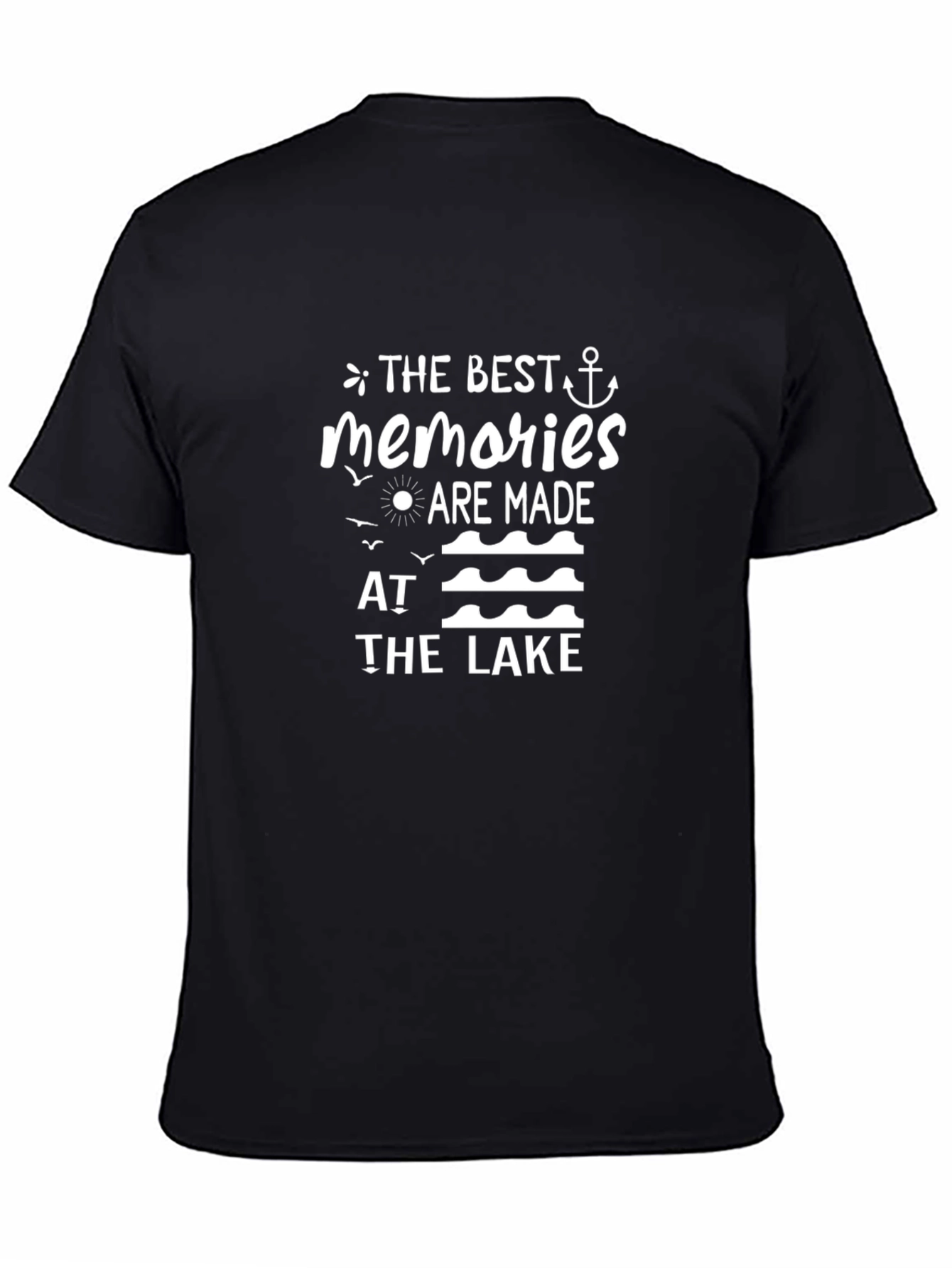 Best Memories Lake Black T-Shirt