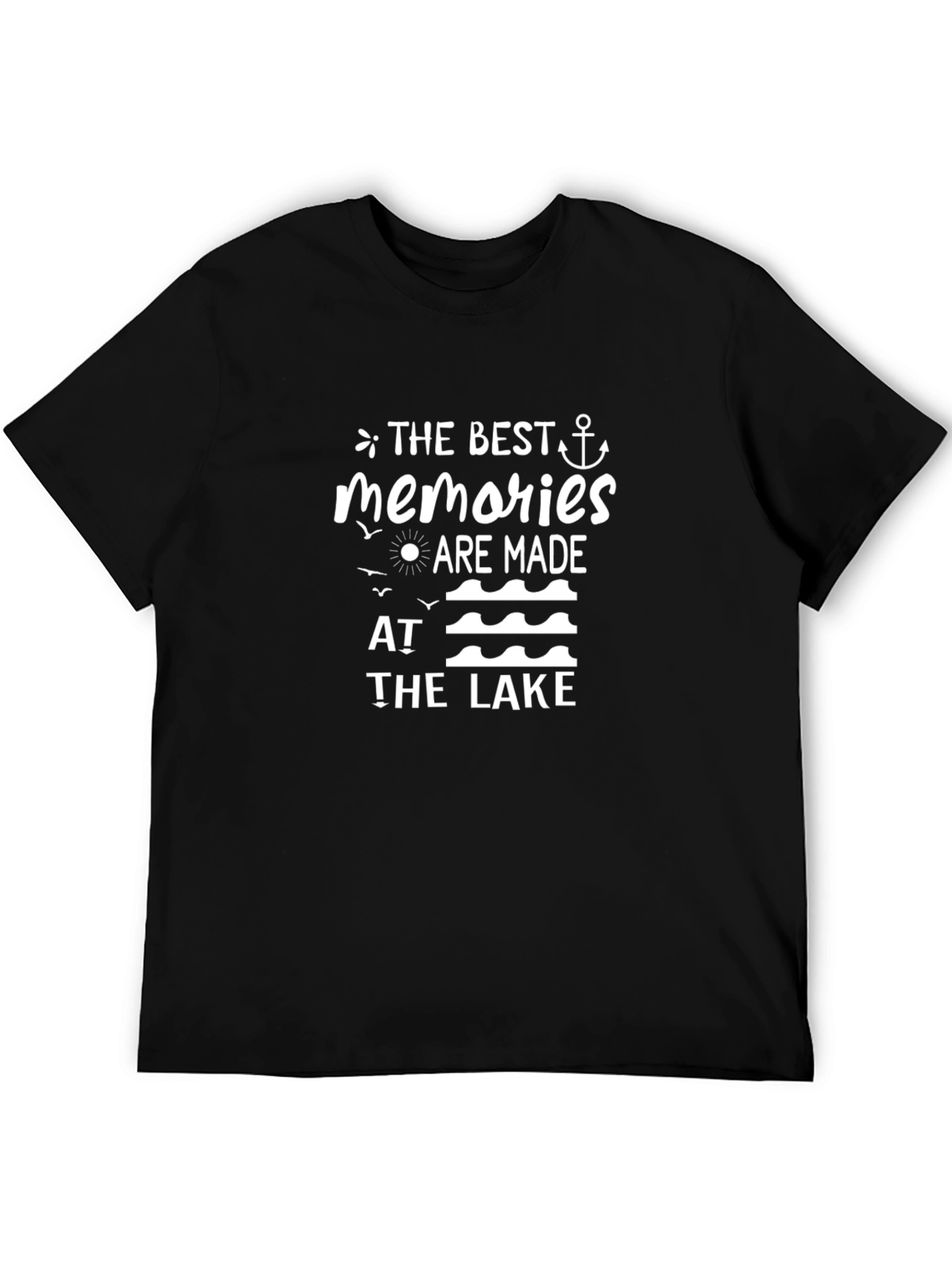 Best Memories Lake Black T-Shirt