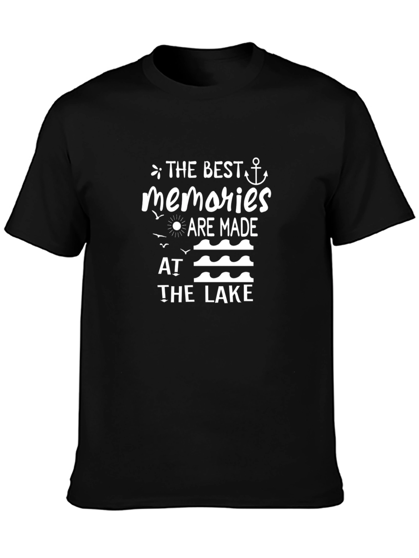Best Memories Lake Black T-Shirt
