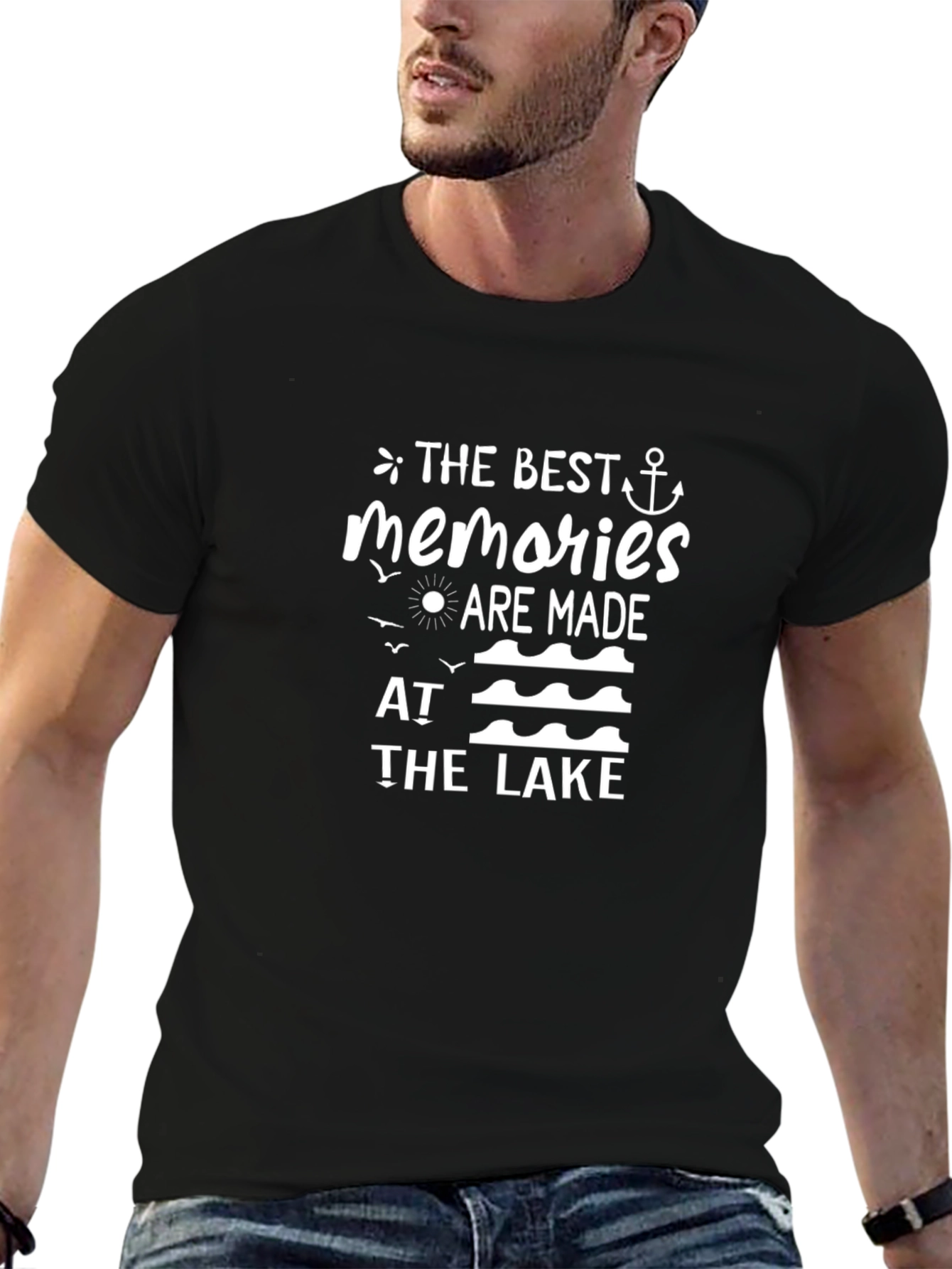 Best Memories Lake Black T-Shirt
