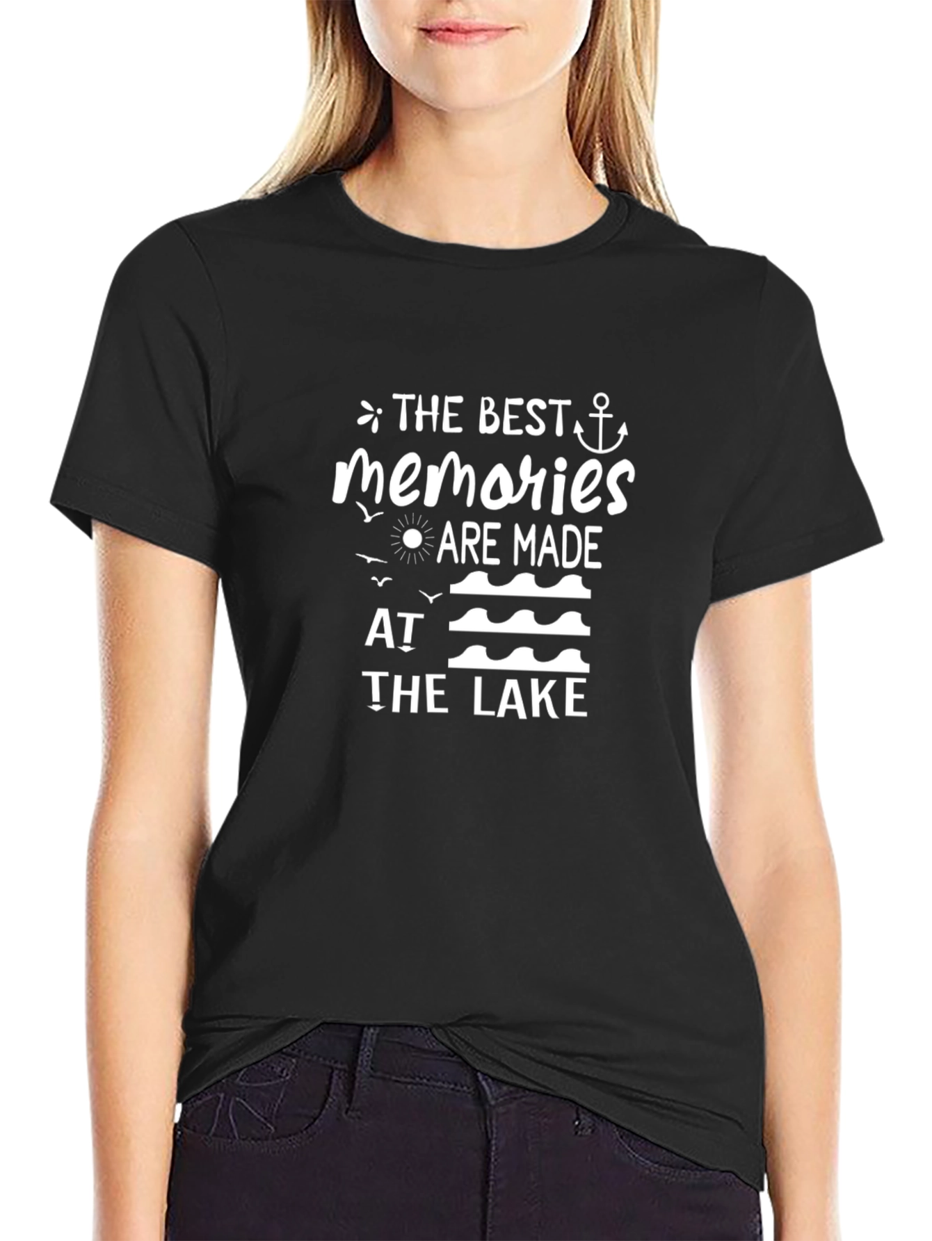 Best Memories Lake Black T-Shirt