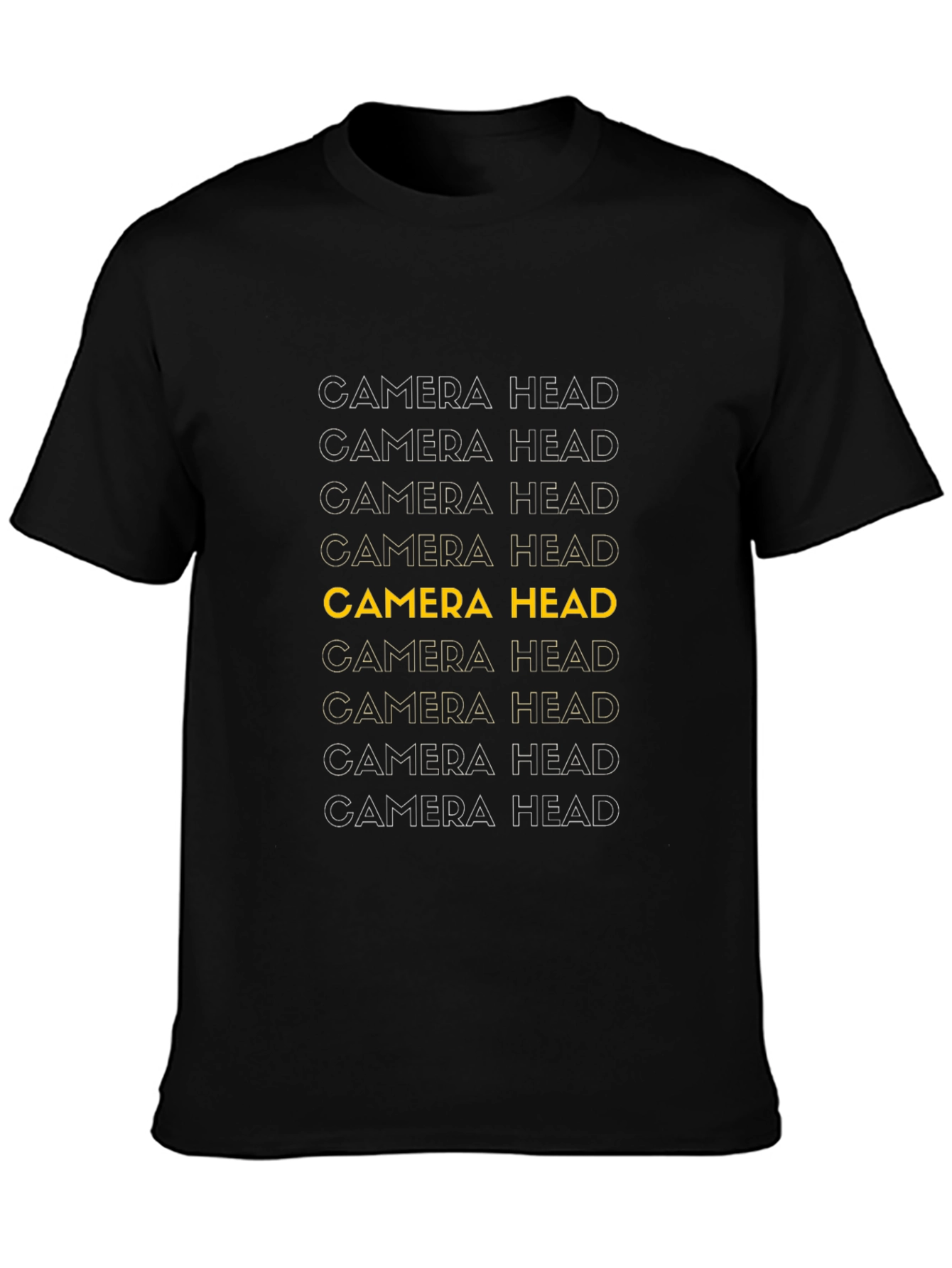 Camera Head T-Shirt - Unique Graphic Tee